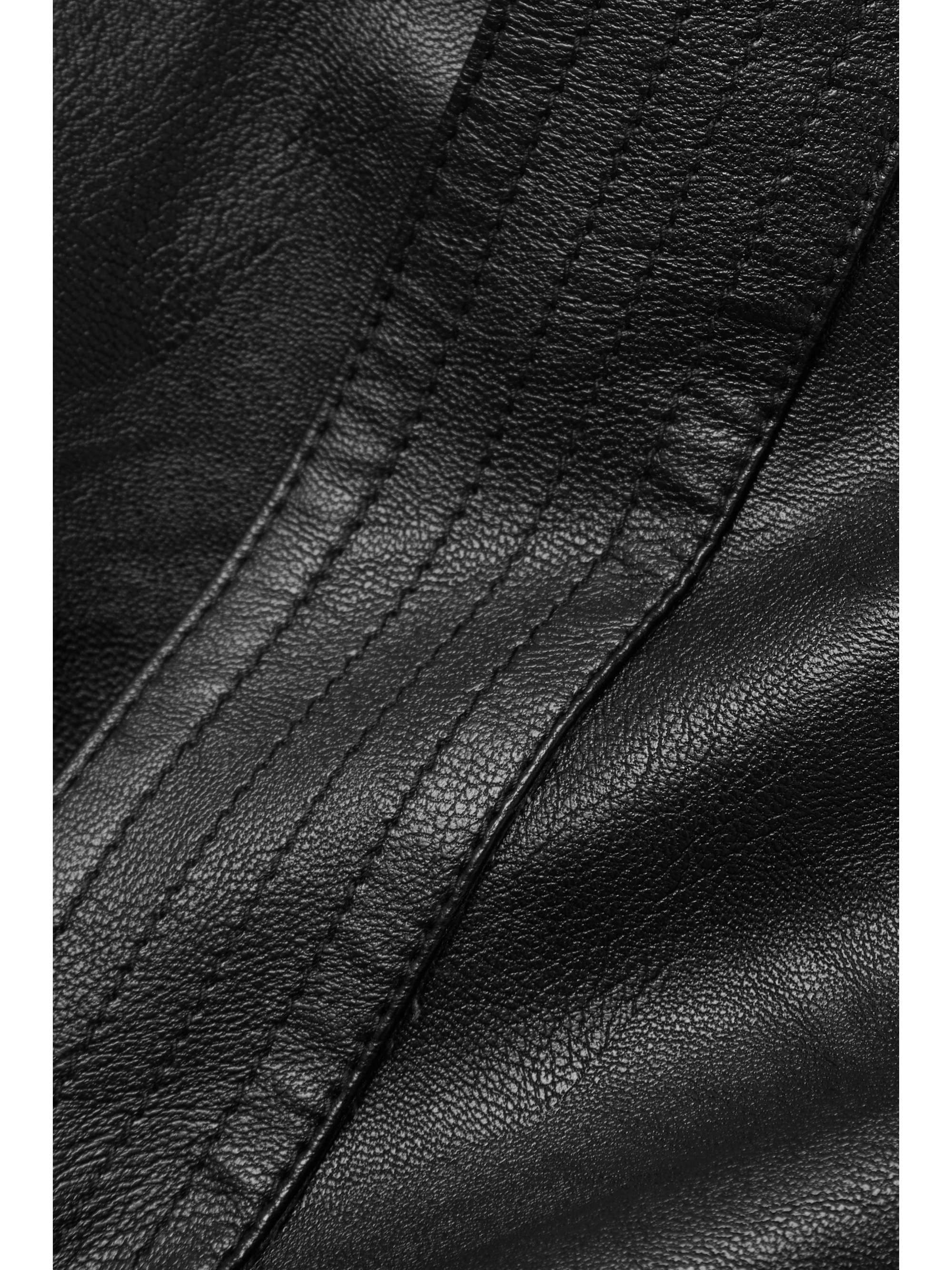 STELLA MCCARTNEY Lauren vegetarian leather midi skirt