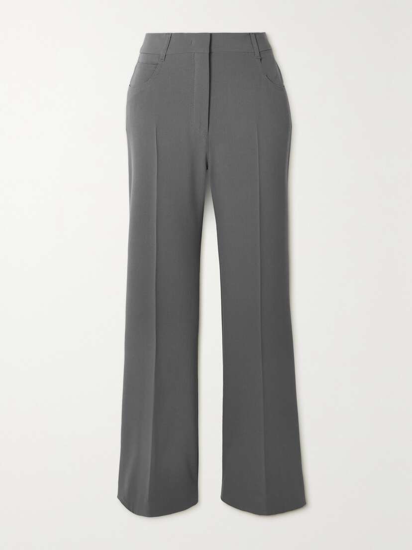 Stella McCartney Cropped Stretch-twill Flared Pants