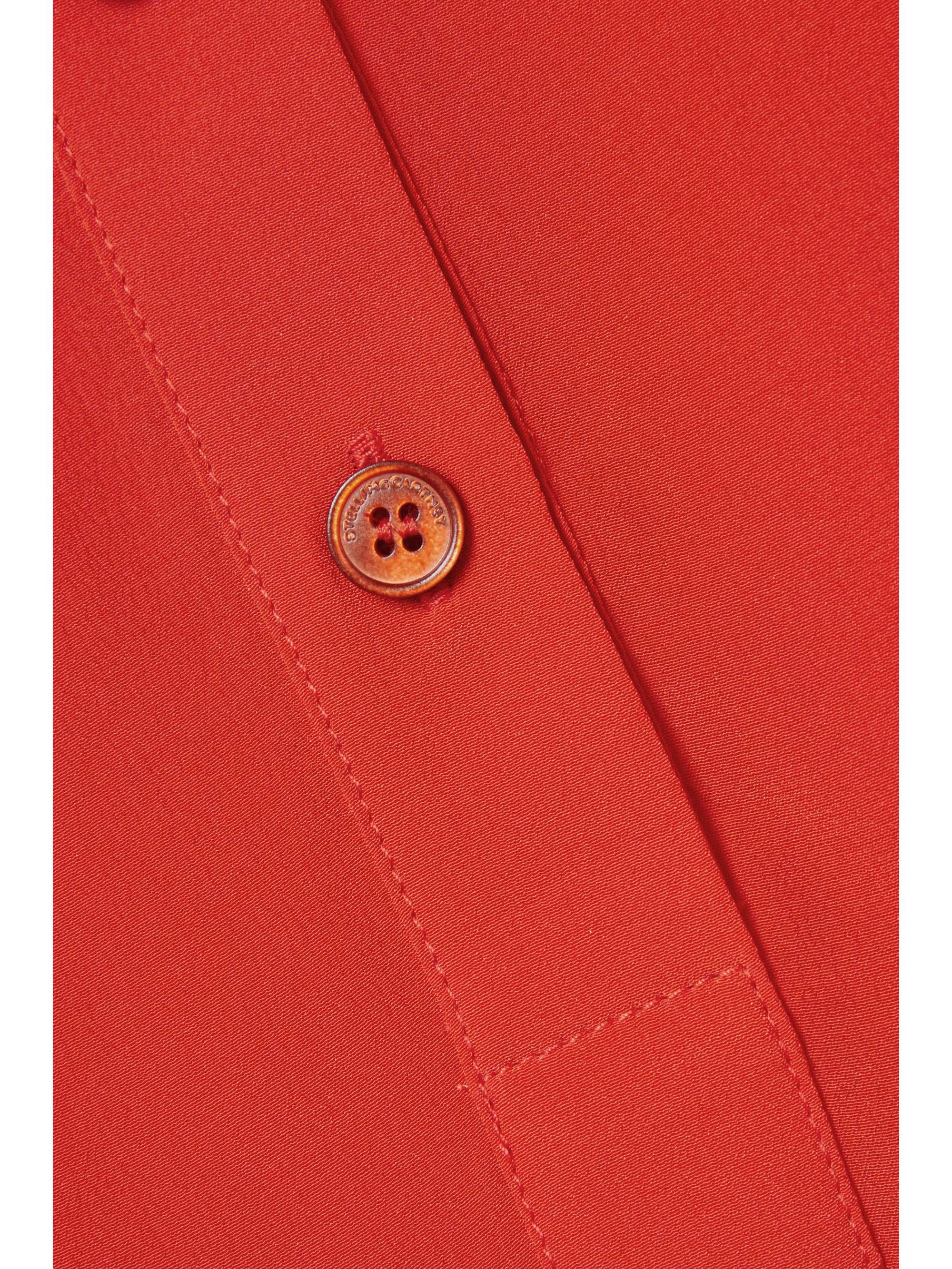 STELLA MCCARTNEY Eva silk crepe de chine blouse