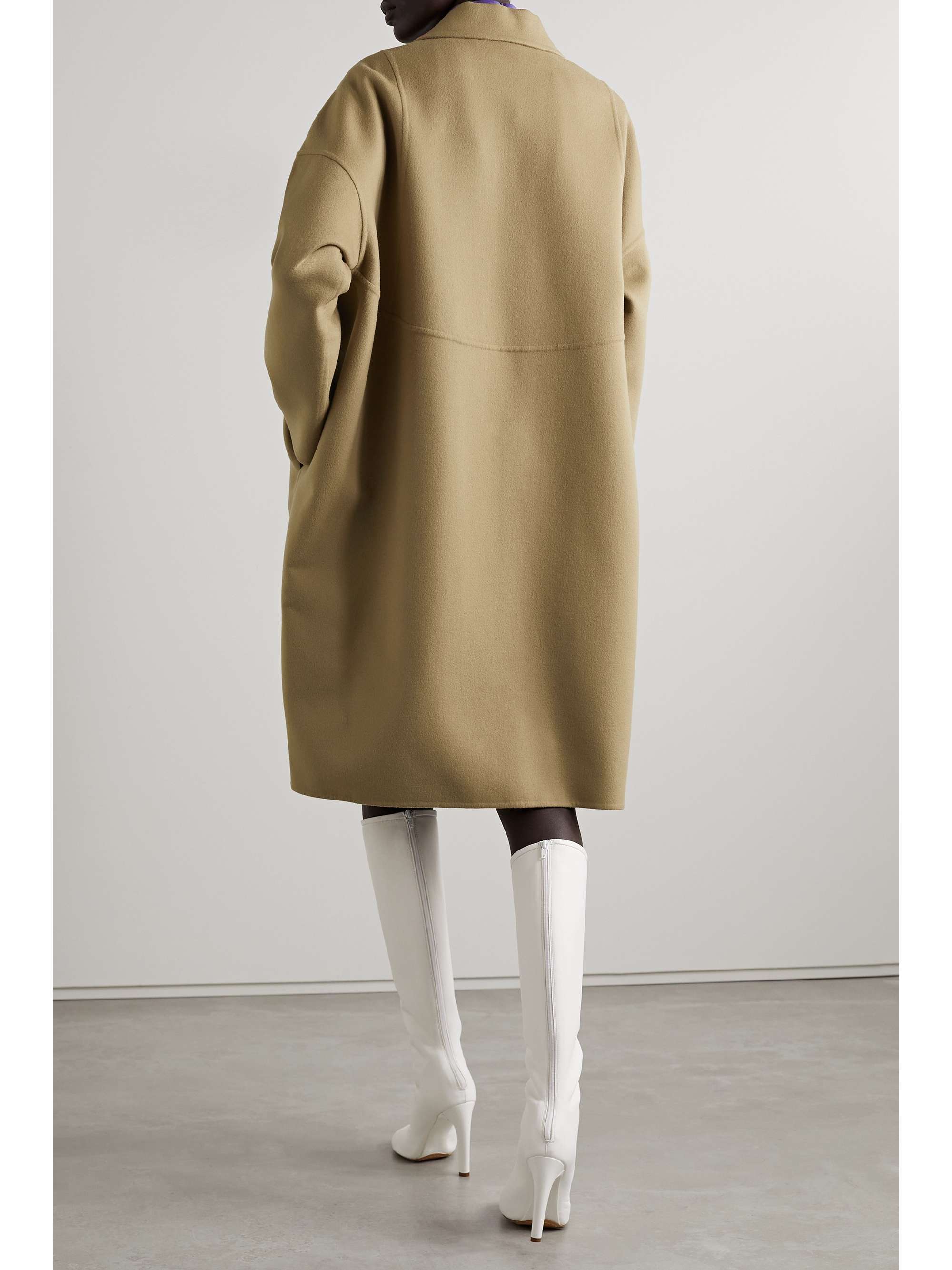 STELLA MCCARTNEY Biplin wool coat