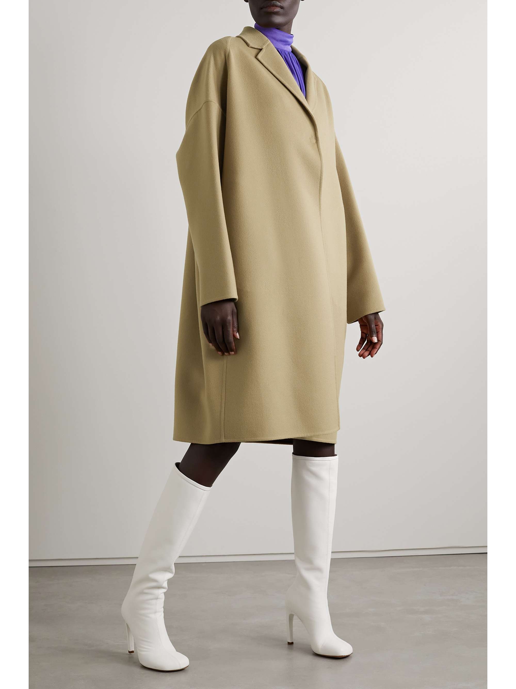 STELLA MCCARTNEY Biplin wool coat
