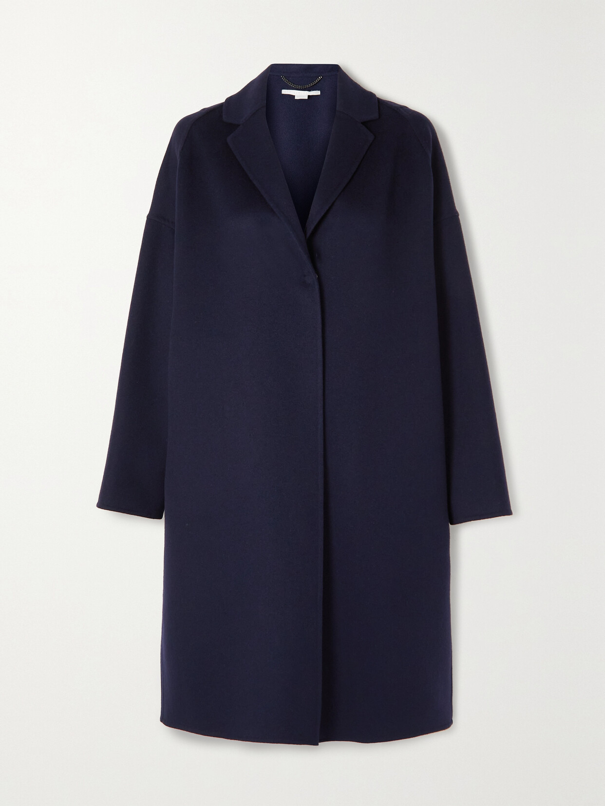 Stella McCartney Biplin Wool Coat - Blue