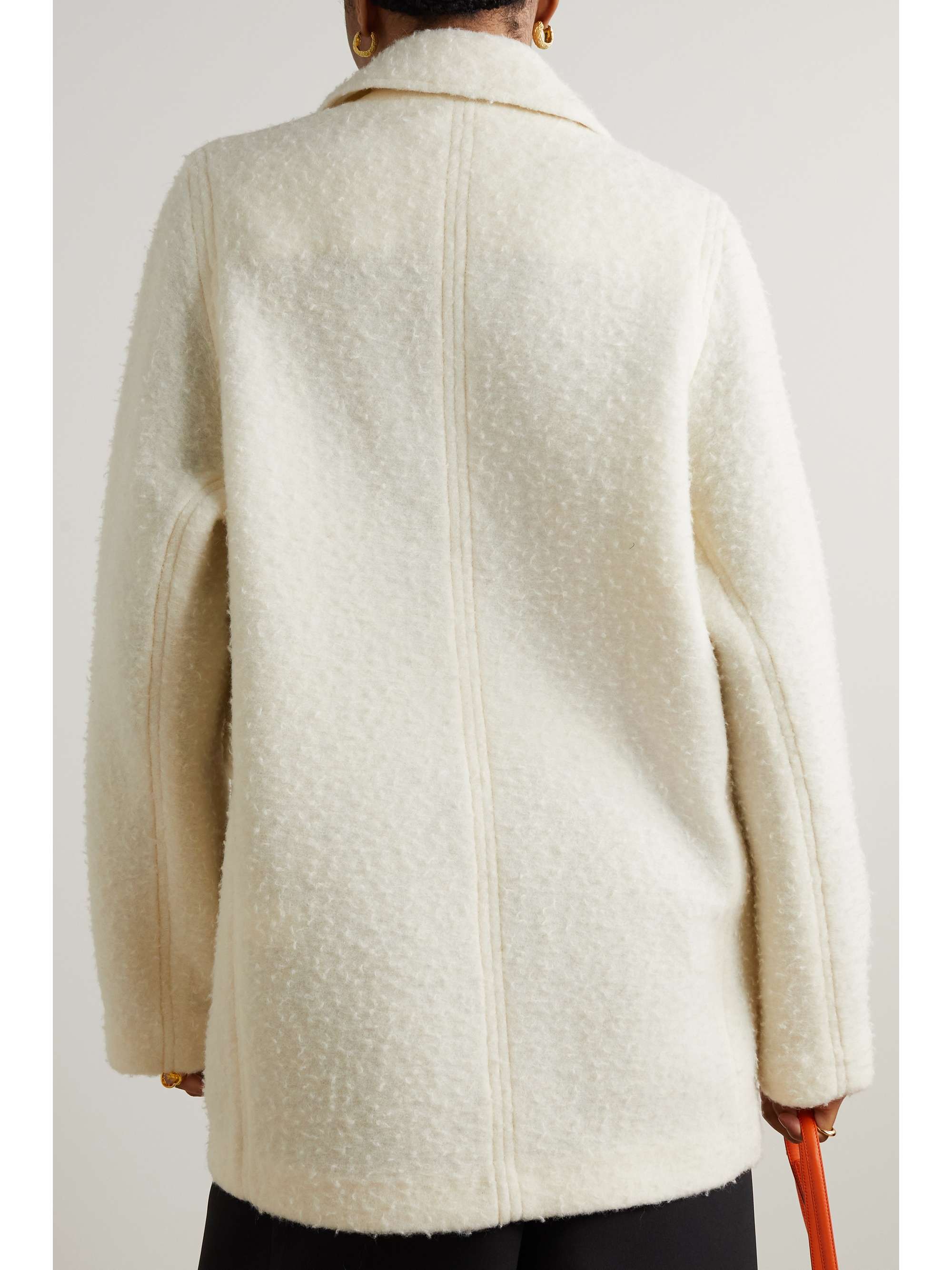 HOLZWEILER Fozia oversized double-breasted fleece coat