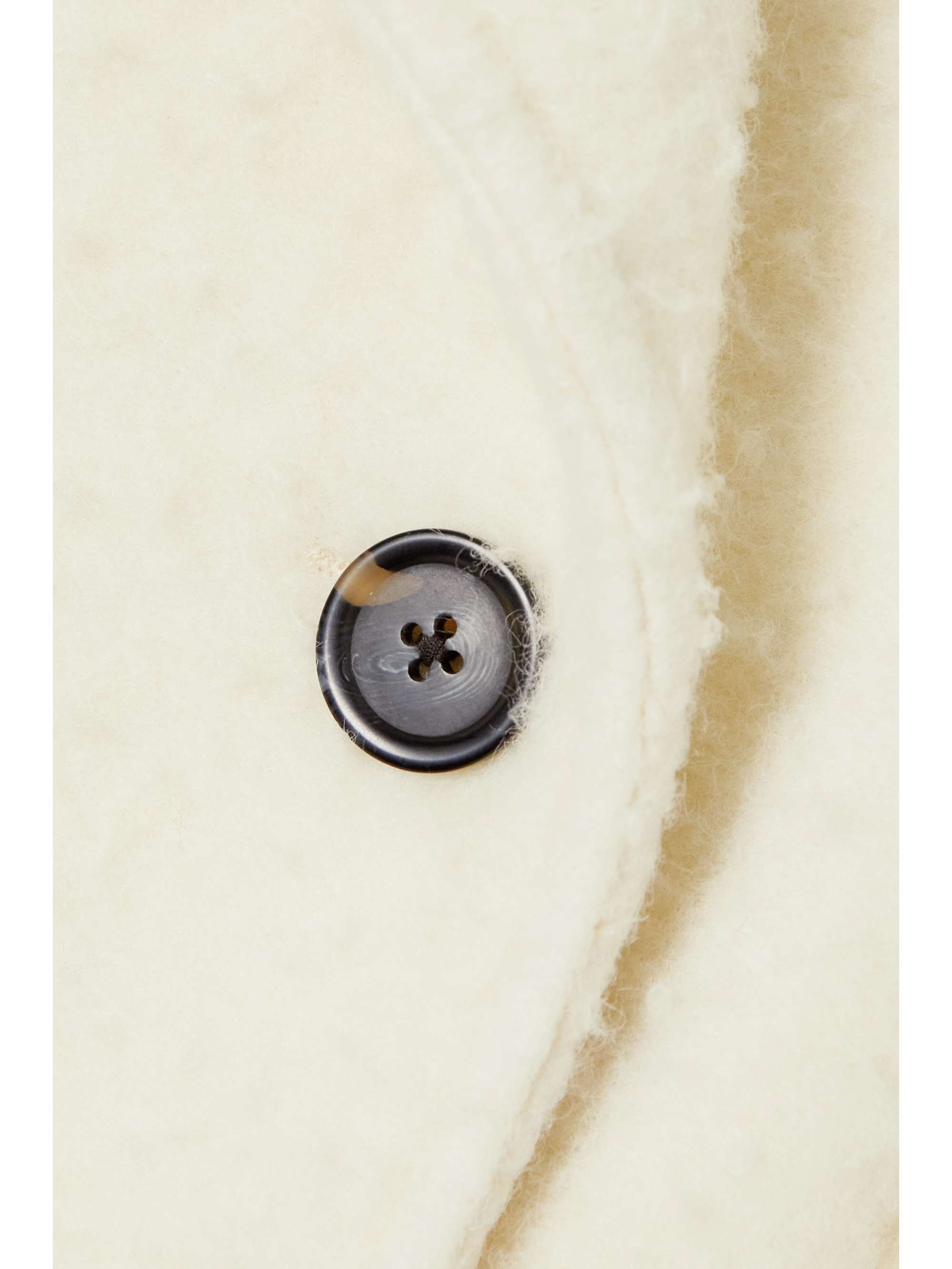 HOLZWEILER Fozia oversized double-breasted fleece coat