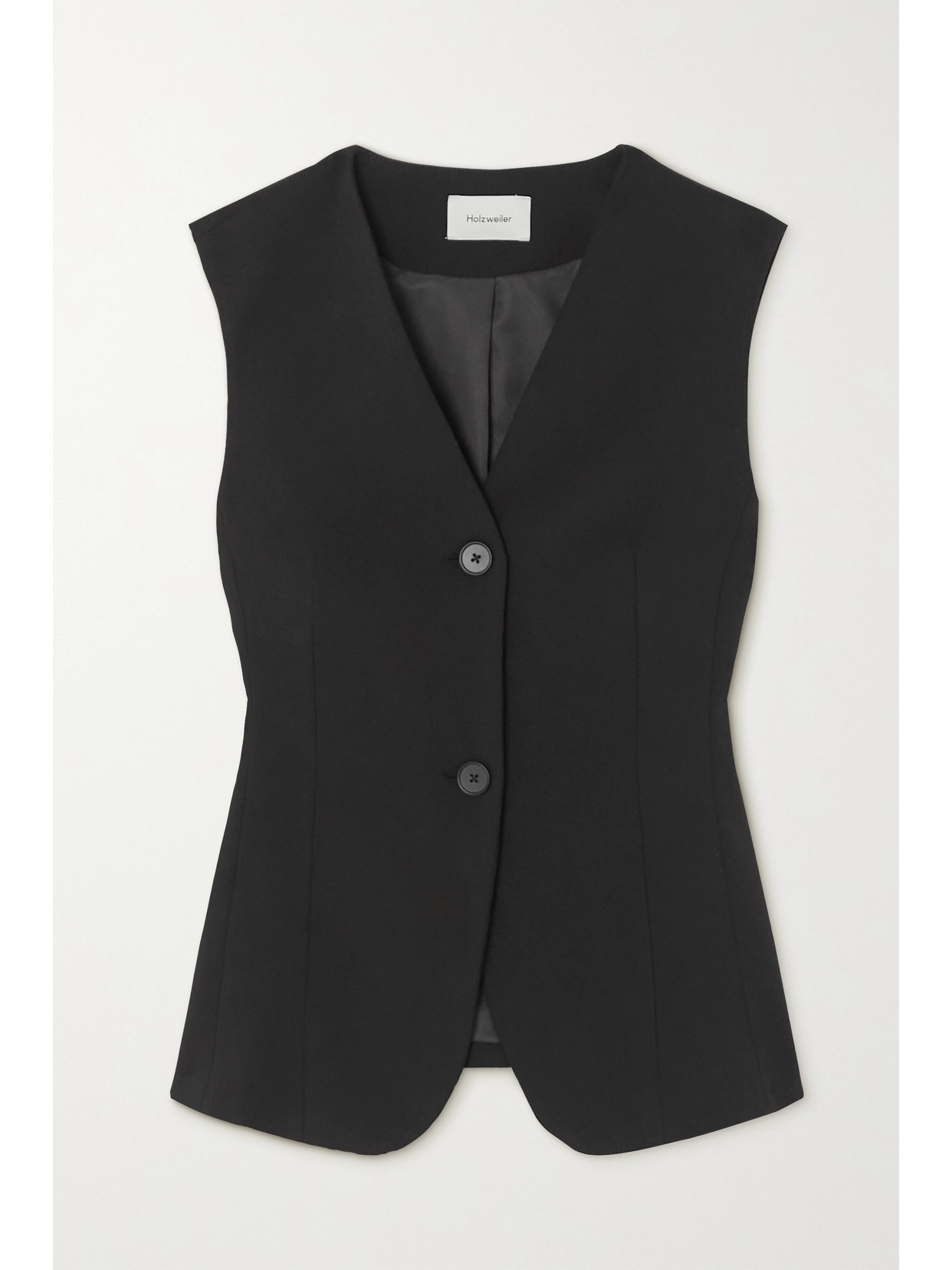 Holzweiler - Crune Woven Vest - Black