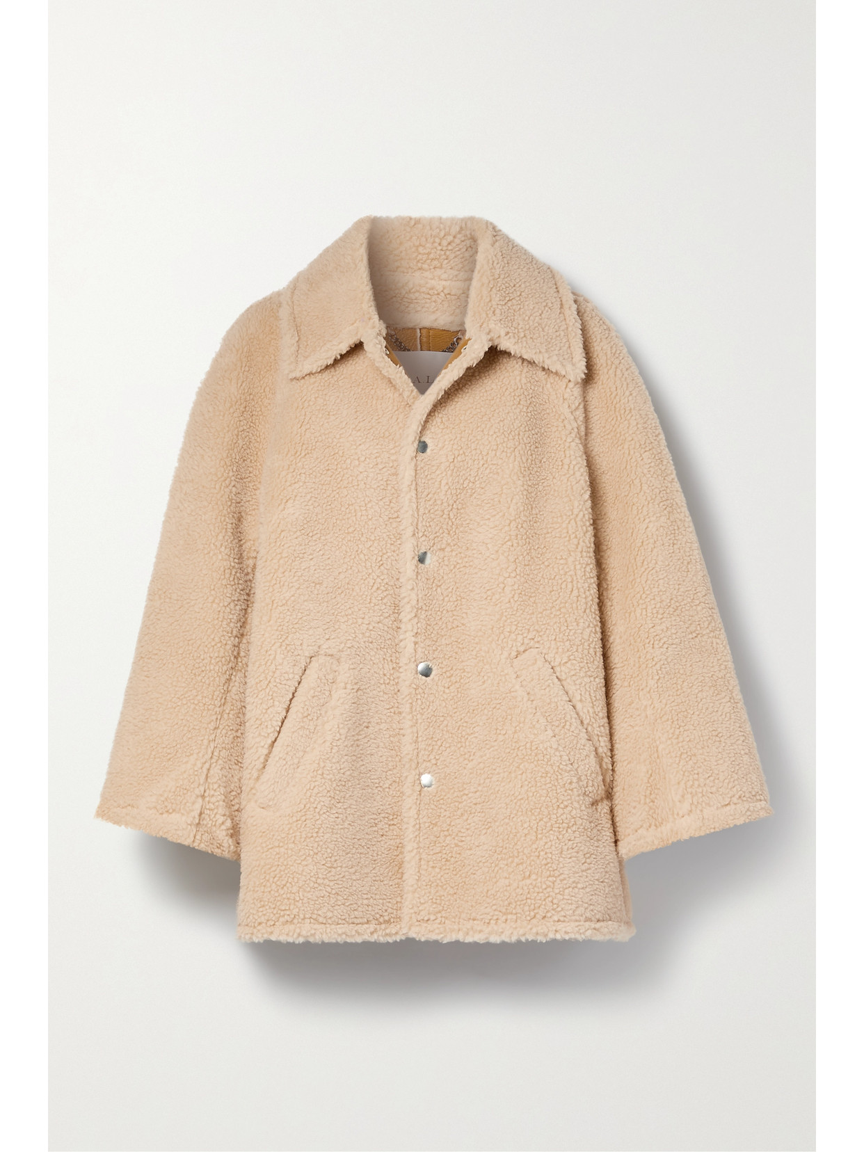 A.L.C LINCOLN OVERSIZED FAUX SHEARLING JACKET