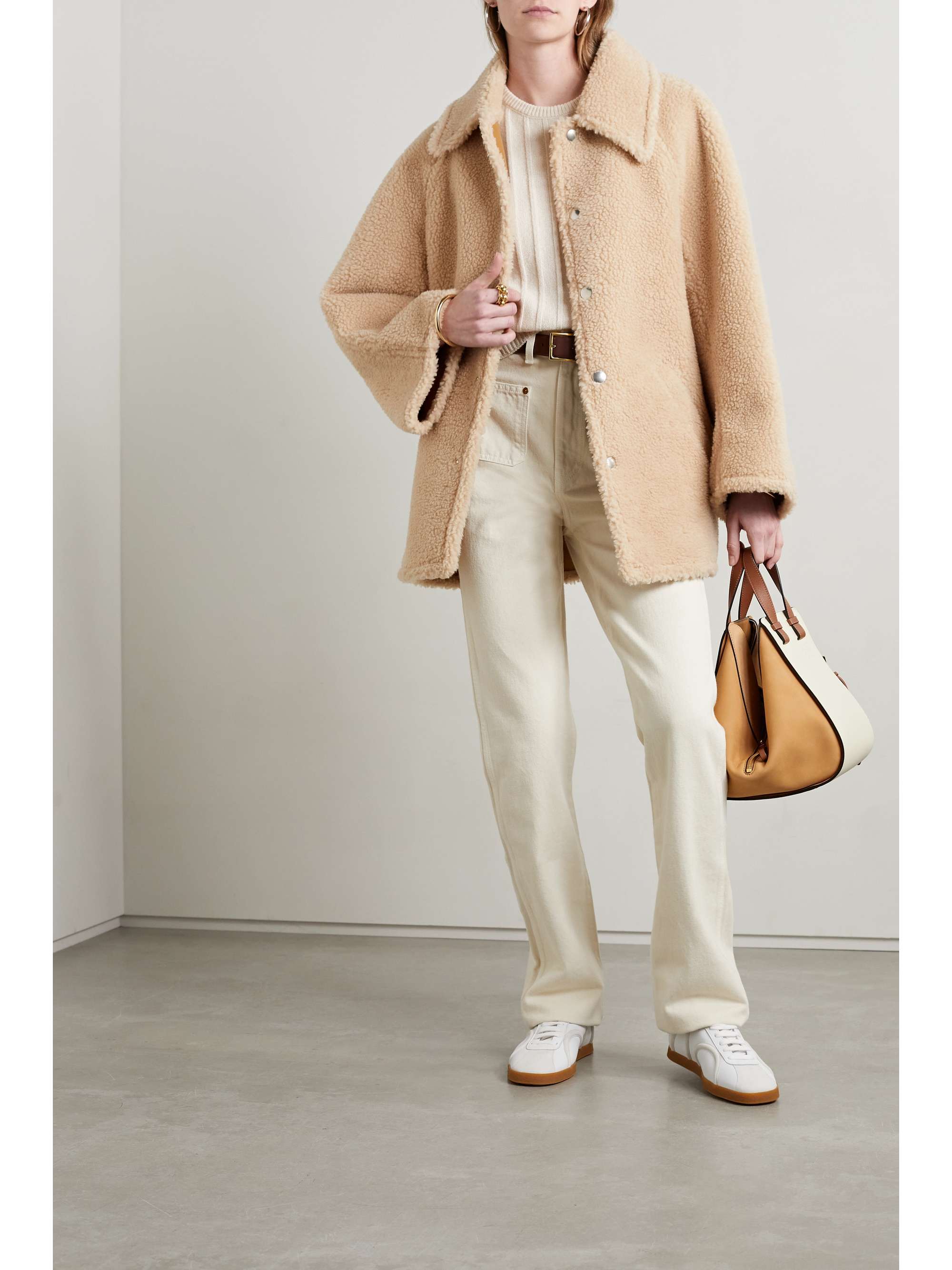 A.L.C. Lincoln oversized faux shearling jacket