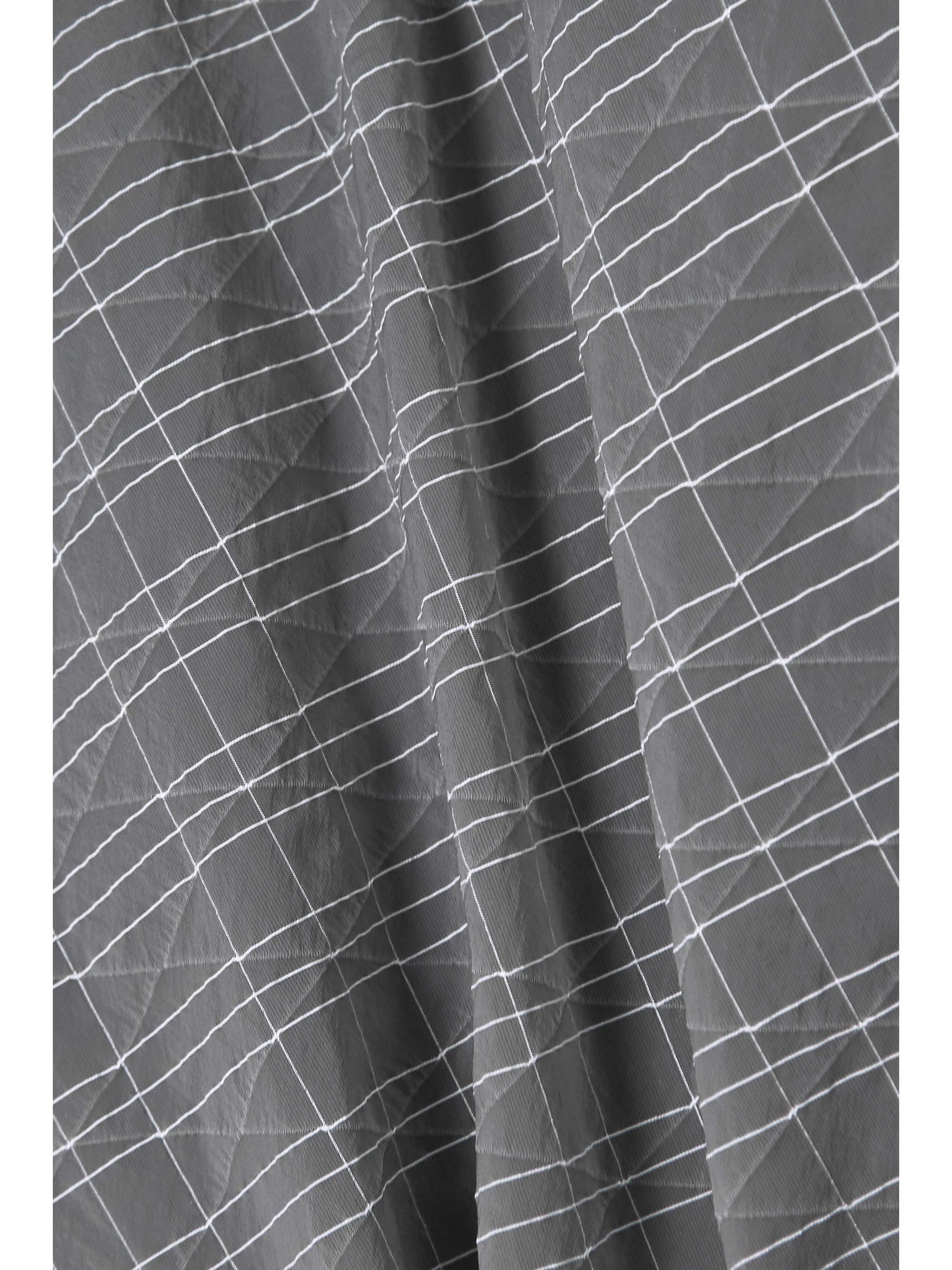 MCQ ALEXANDER MCQUEEN Long Now matelassé checked shell mini wrap skirt
