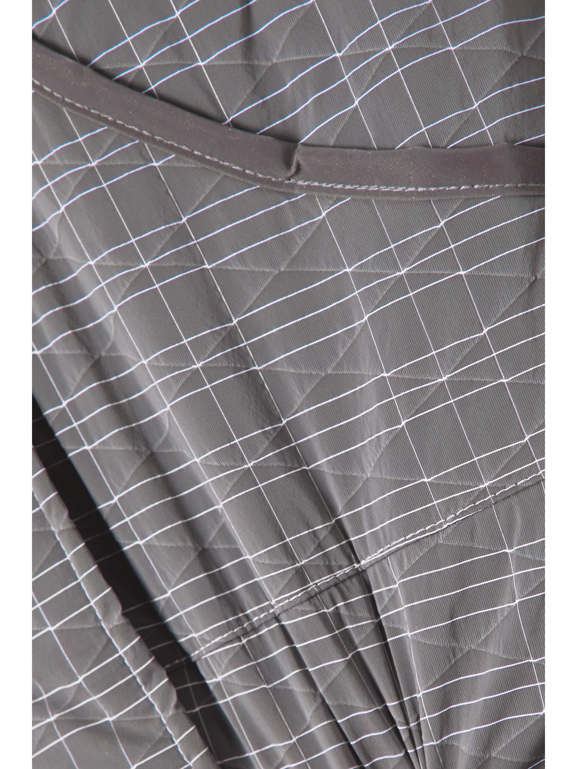 MCQ ALEXANDER MCQUEEN Long Now padded matelassé checked shell jacket