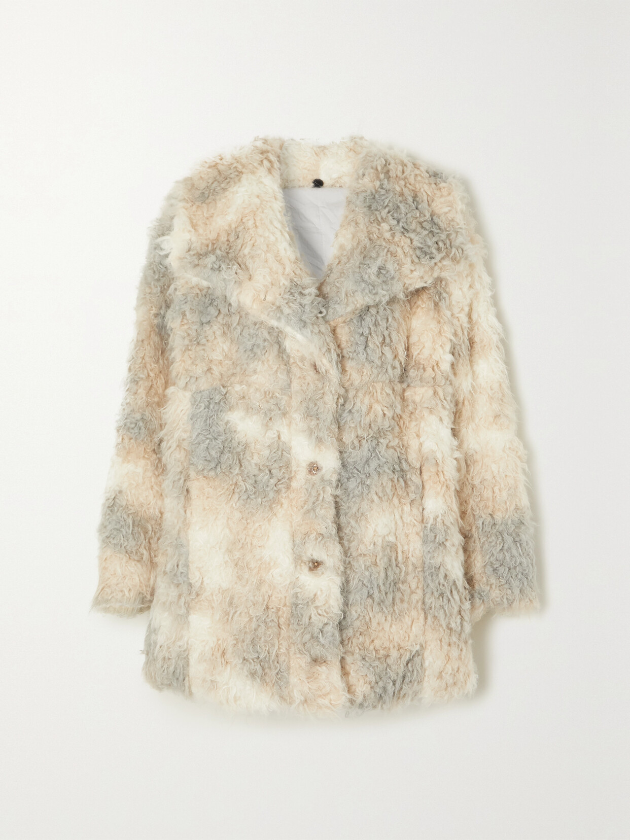 MCQ - Biosis Faux Fur Coat - Ivory 22 Awaiting product image