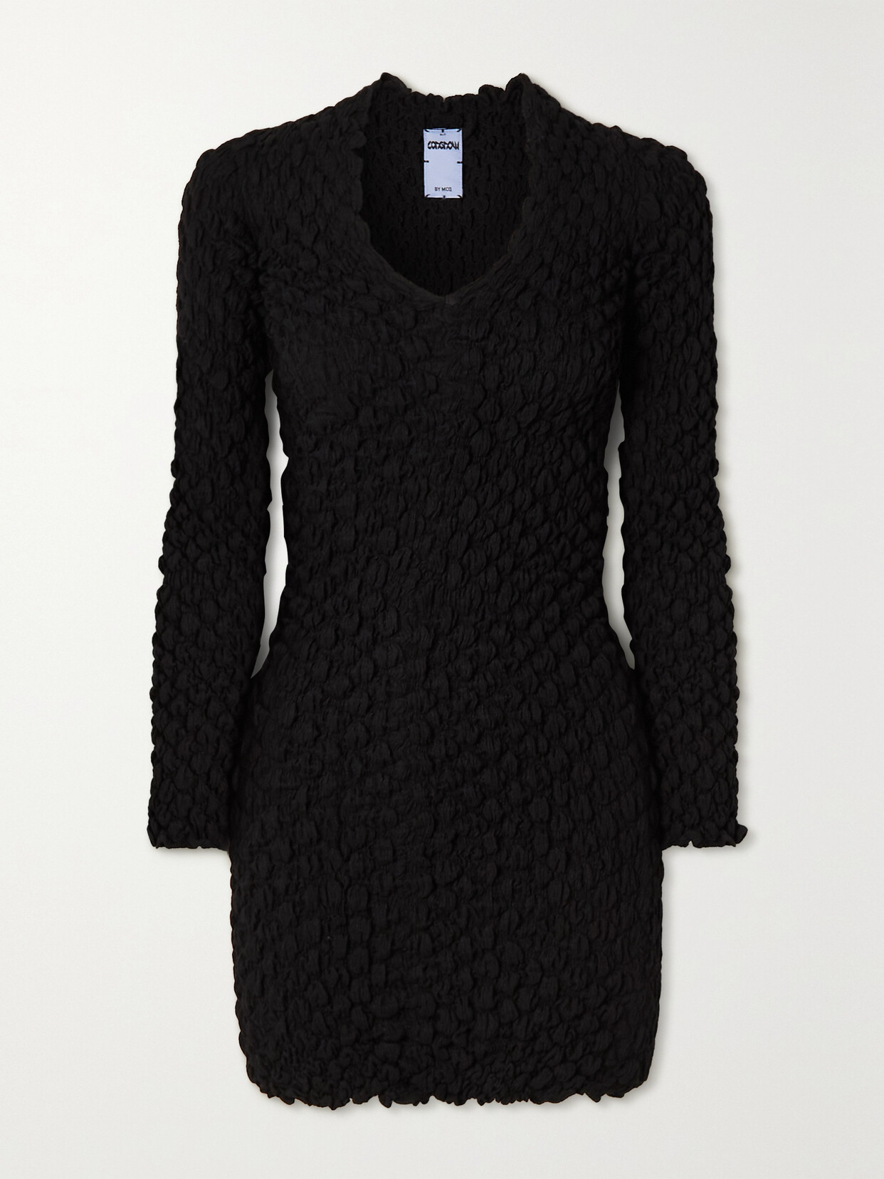 MCQ - Long Now Popcorn Stretch-jersey Mini Dress - Black 22 Awaiting product image