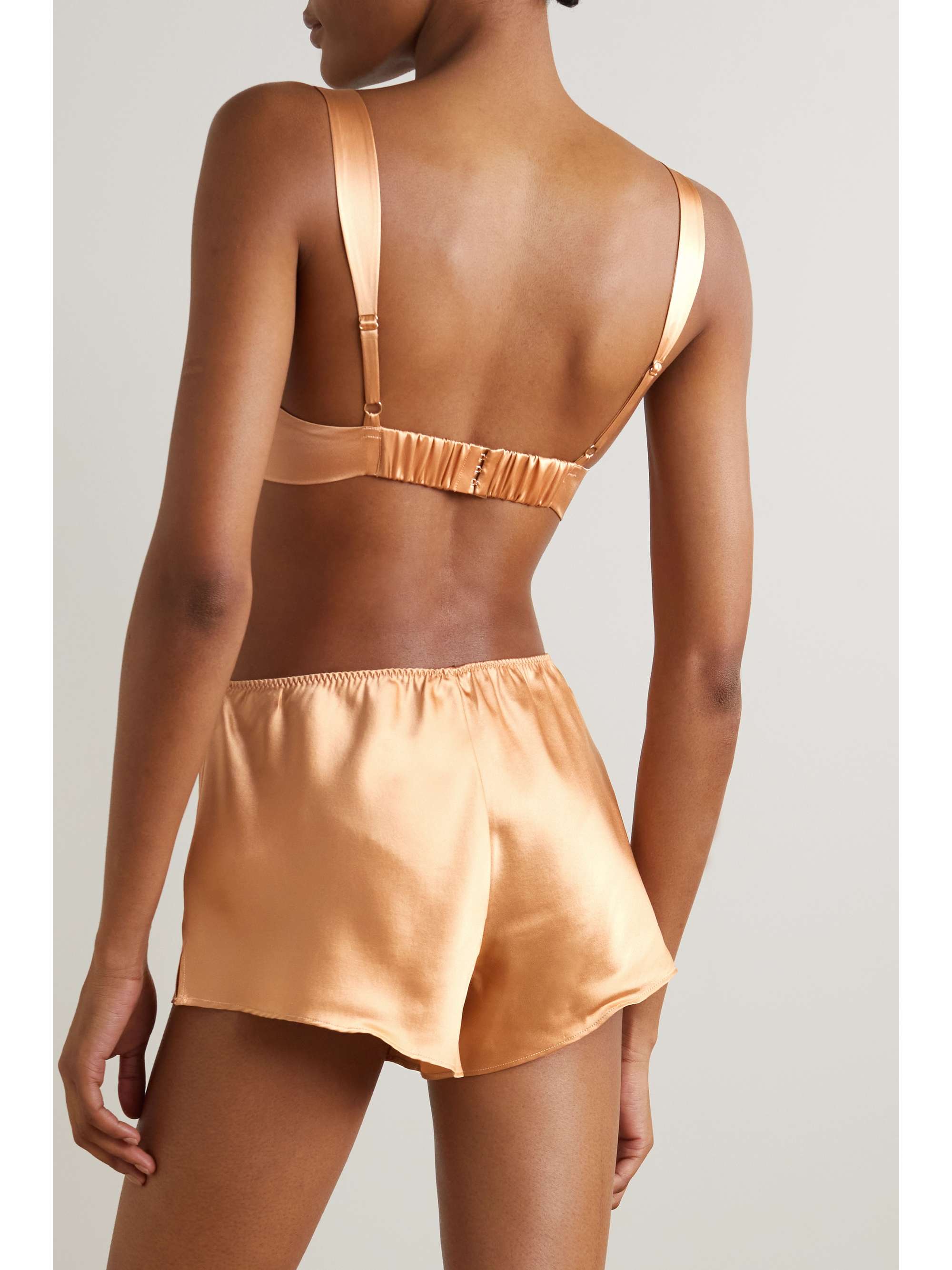 OLIVIA VON HALLE Zsa Zsa silk-satin pajama set