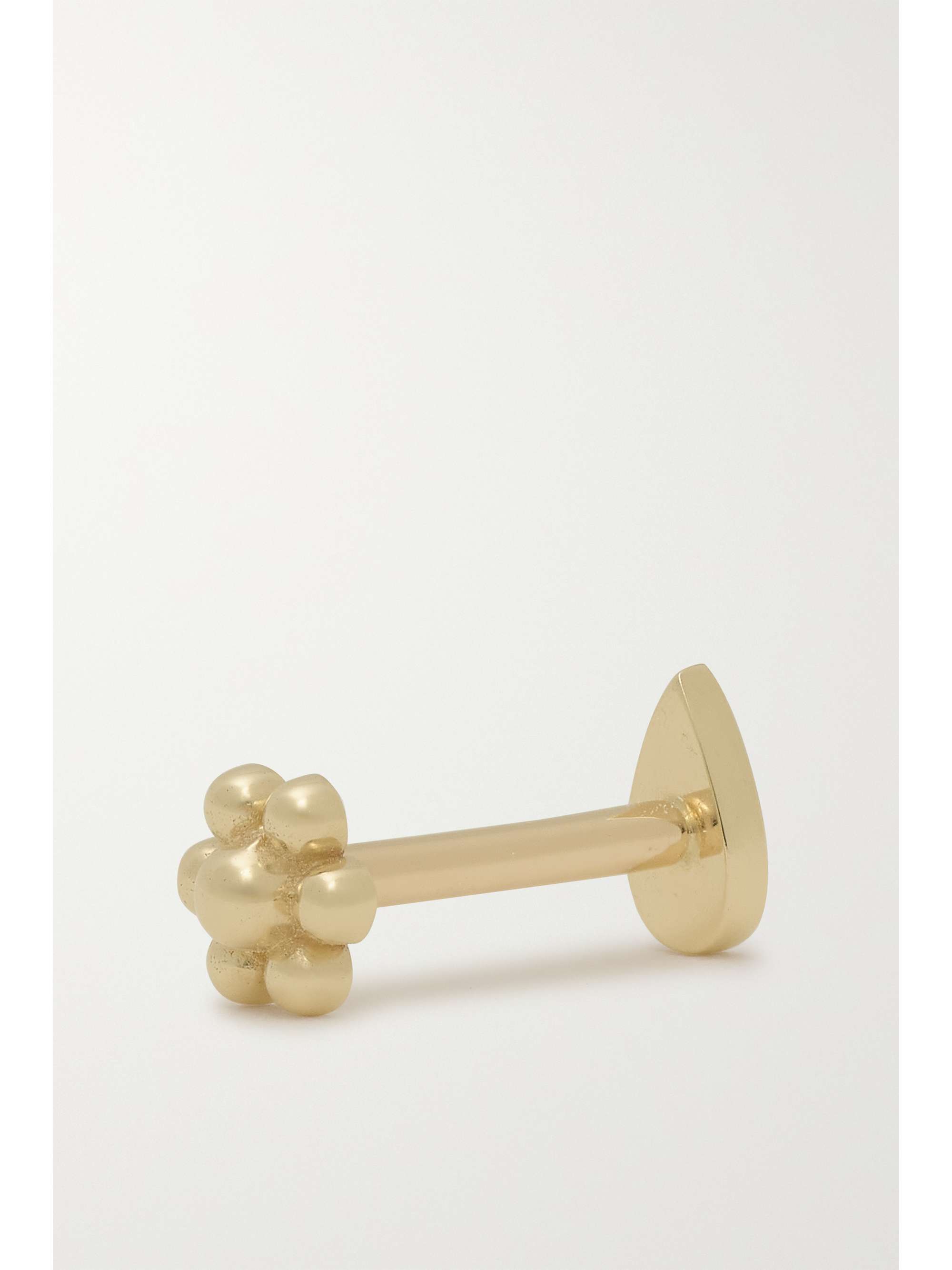 MARIA TASH Orecchino singolo in oro rosa 14 carati Pear Threaded