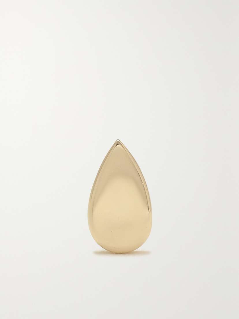 MARIA TASH Pear Threaded 14-karat Gold Single Earring