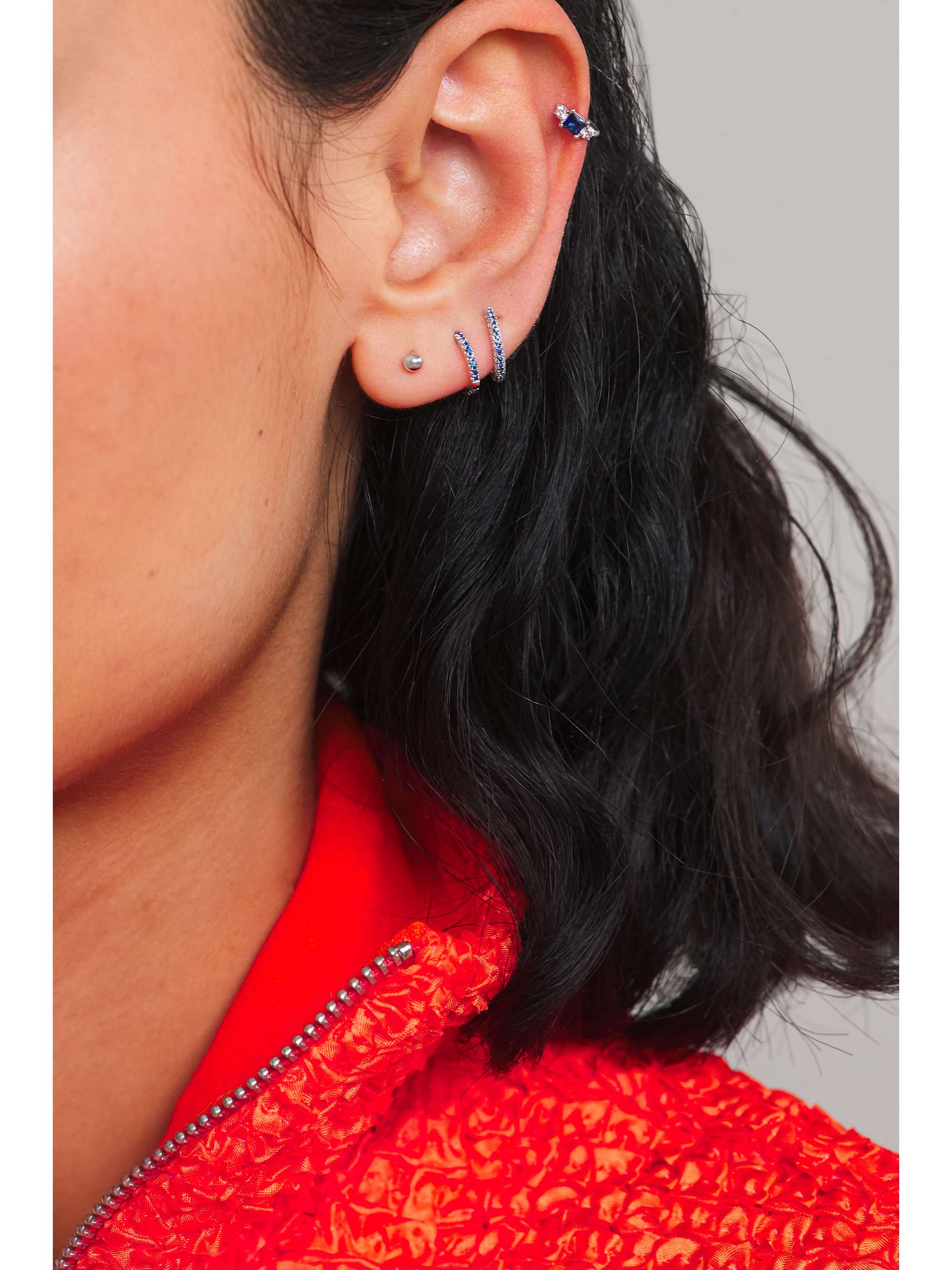 MARIA TASH 3mm Ball Threaded Stud 14-karat gold single earring