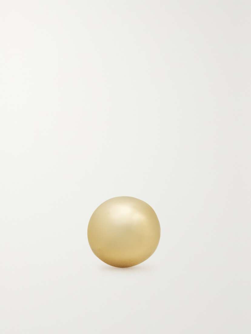 MARIA TASH 3mm Ball Threaded Stud 14-karat Gold Single Earring