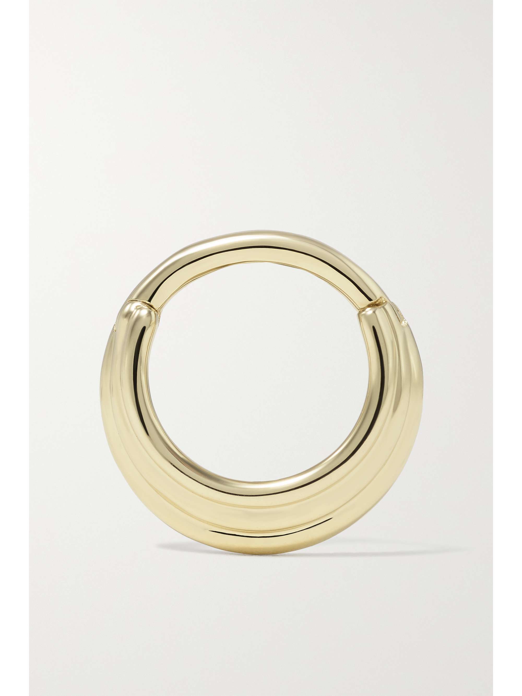 MARIA TASH Hiranya 8mm 14-karat gold single hoop earring