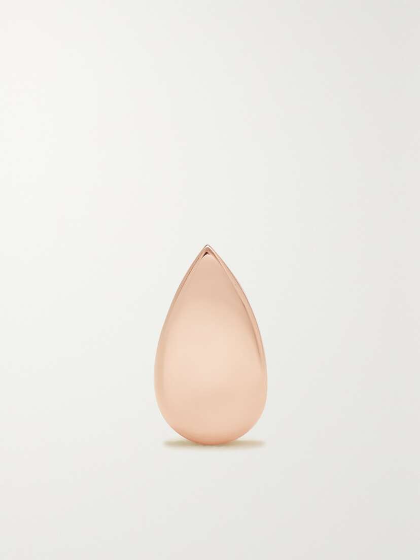MARIA TASH Pear Threaded 14-karat Rose Gold Single Earring