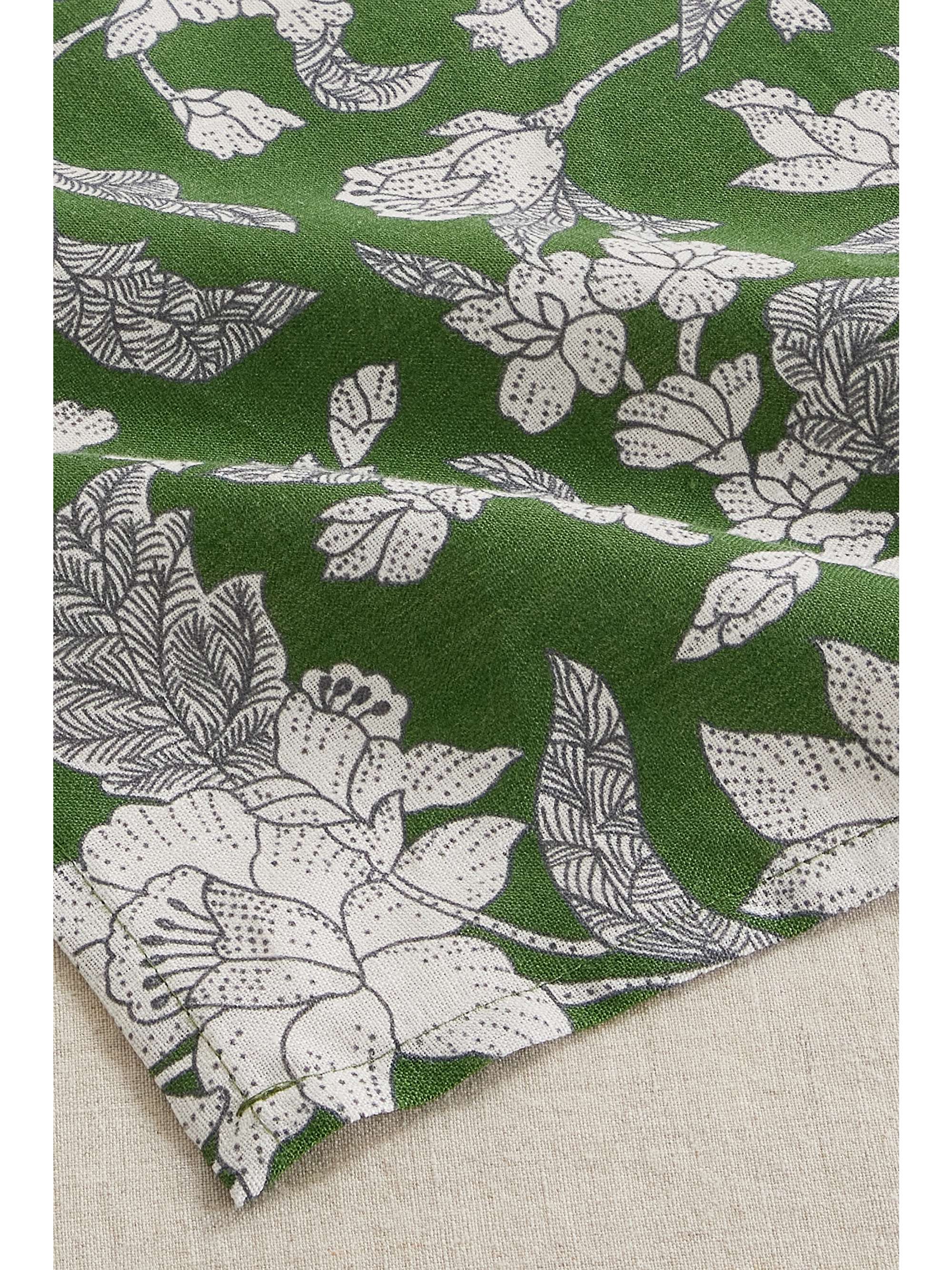 LA DOUBLEJ Set of six floral-print linen napkins