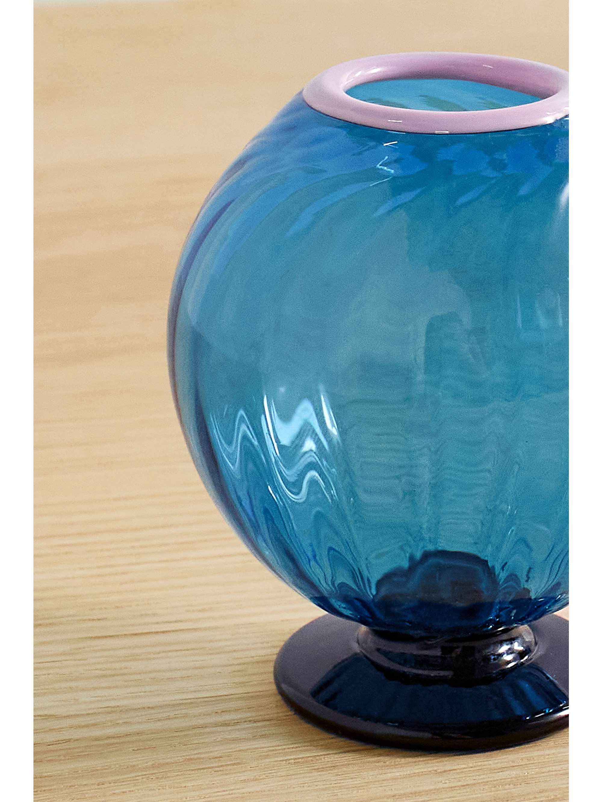Blue Glass Vase