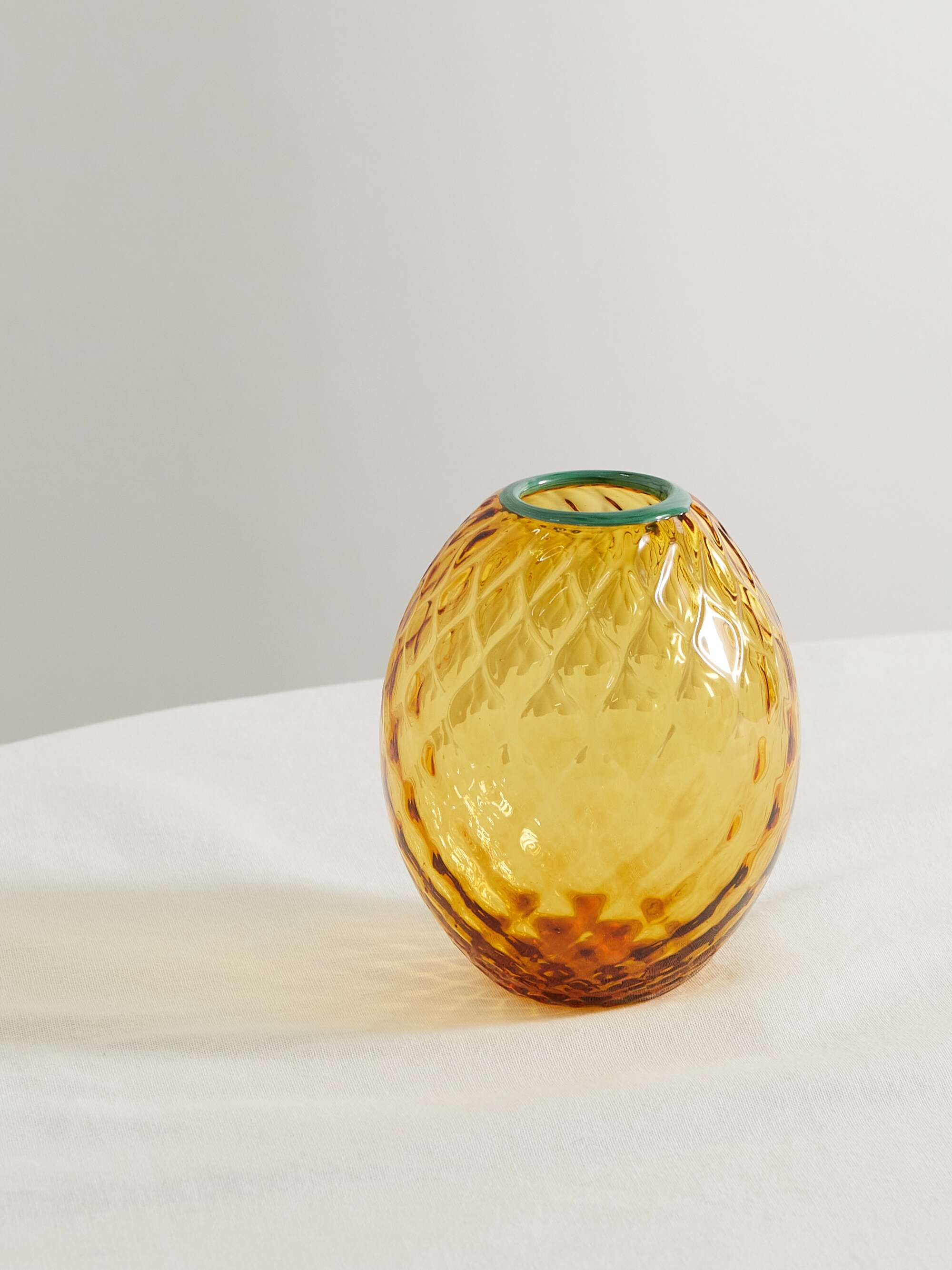 LA DOUBLEJ Big Egg Murano glass vase NETAPORTER