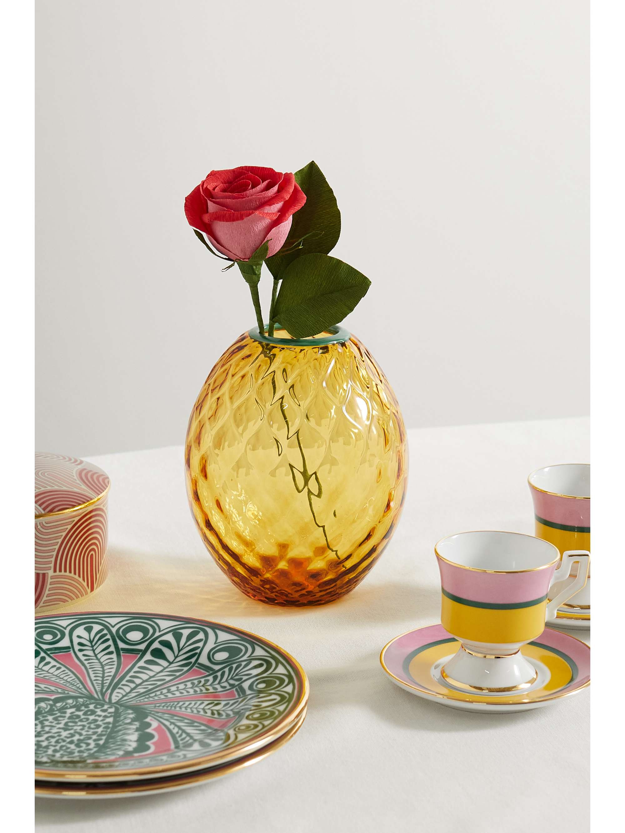 LA DOUBLEJ Big Egg Murano glass vase NETAPORTER