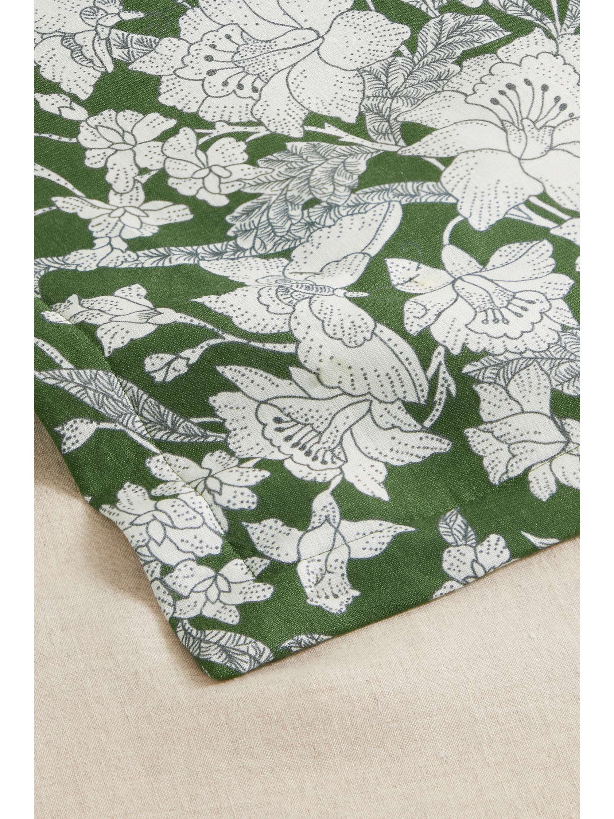 LA DOUBLEJ Set of two floralprint linen placemats NETAPORTER