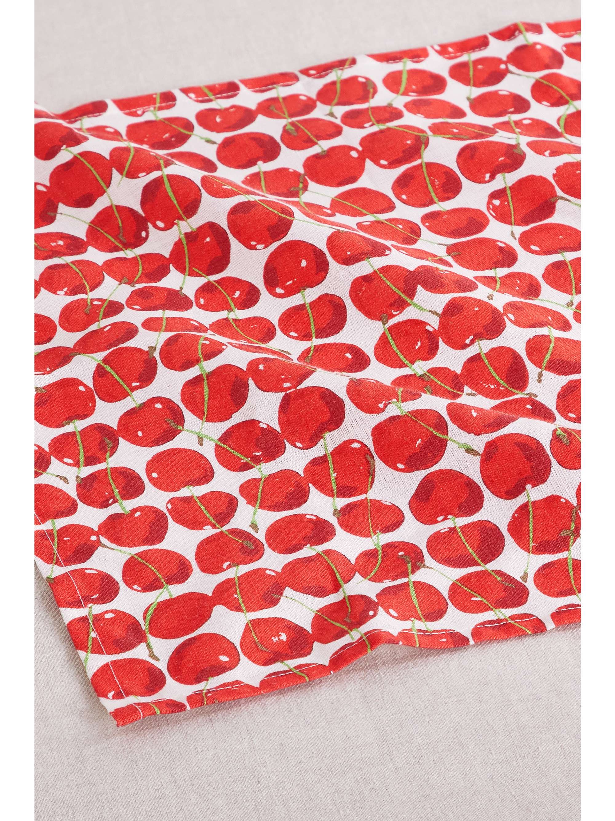 LA DOUBLEJ Set of six printed linen napkins
