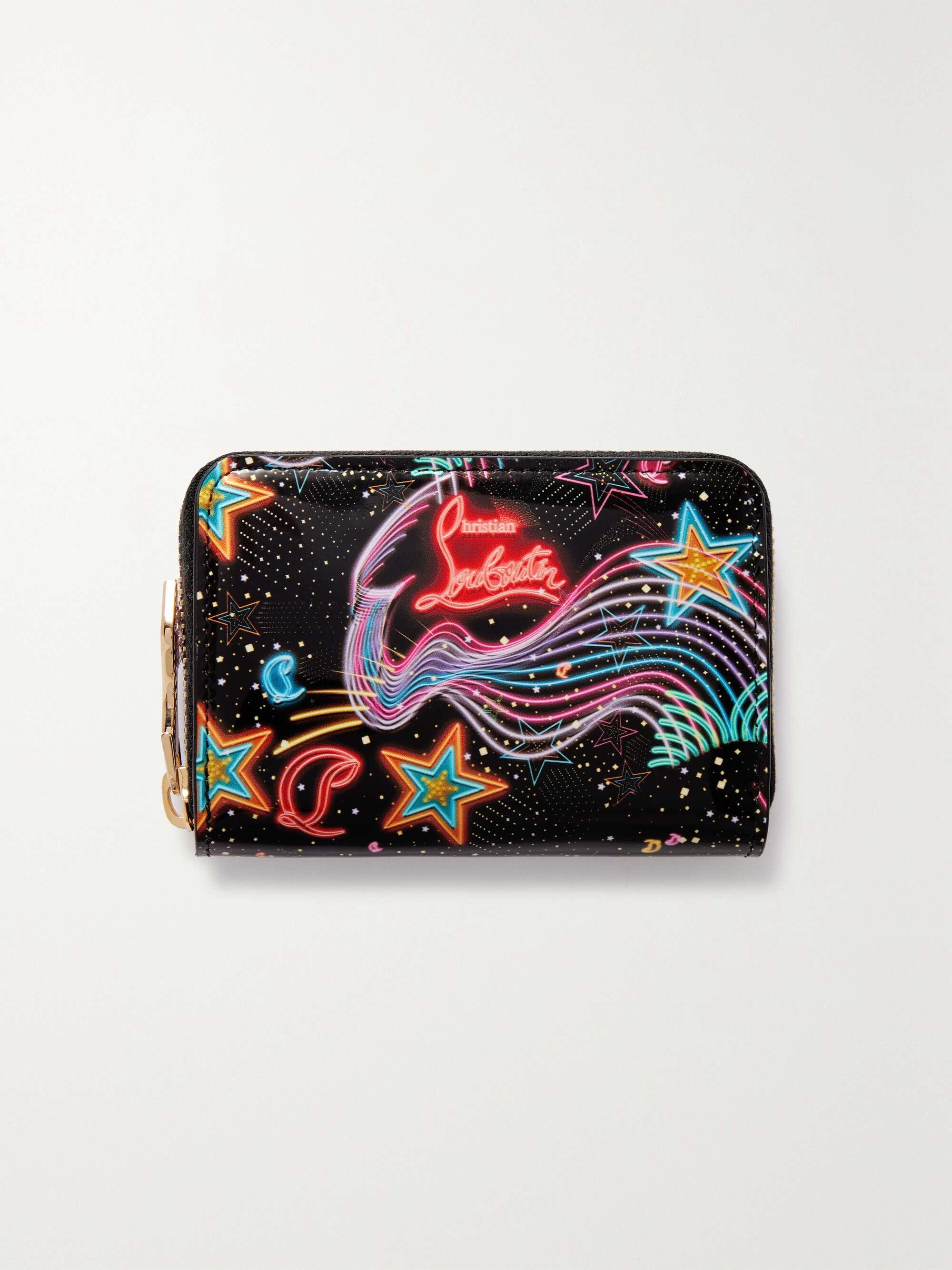 Panettone Leather Wallet in Black - Christian Louboutin