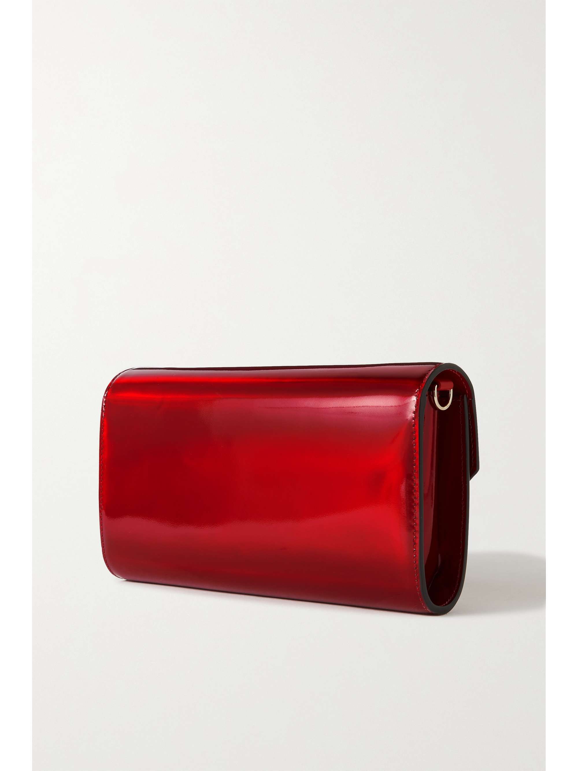 CHRISTIAN LOUBOUTIN Loubi54 embellished metallic leather shoulder bag