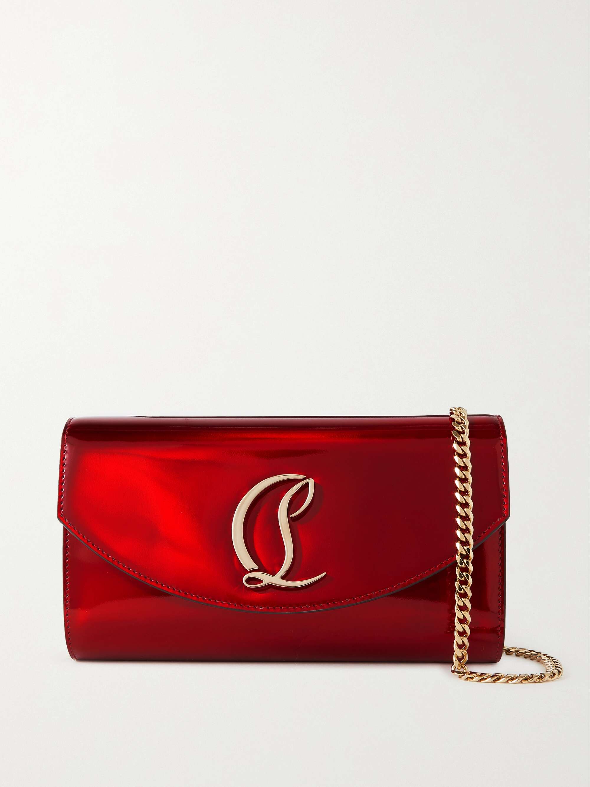 Paloma Nano crystal-embellished suede, leather and rubber shoulder bag