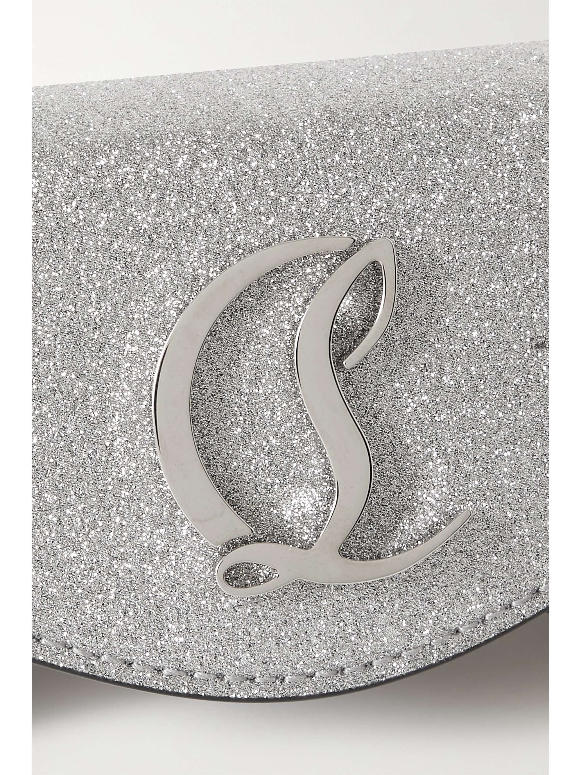CHRISTIAN LOUBOUTIN Loubi54 glittered leather shoulder bag