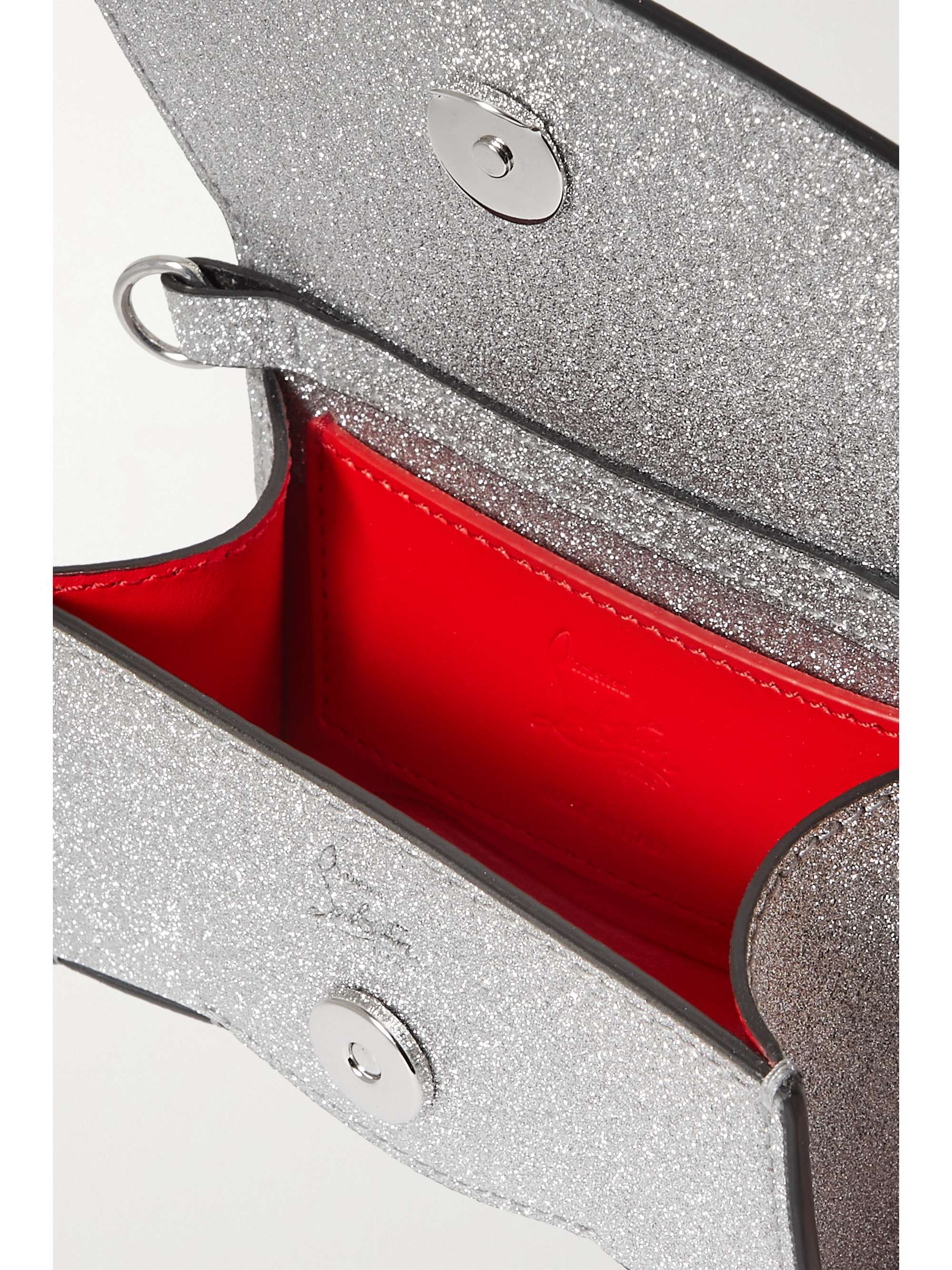 CHRISTIAN LOUBOUTIN Loubi54 glittered leather shoulder bag