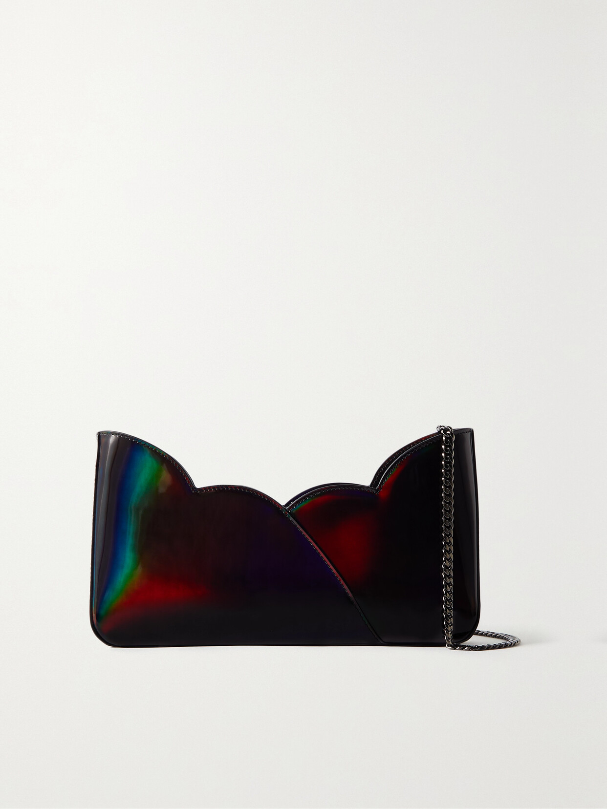 Christian Louboutin - Hot Chick Patent-leather Shoulder Bag - Black