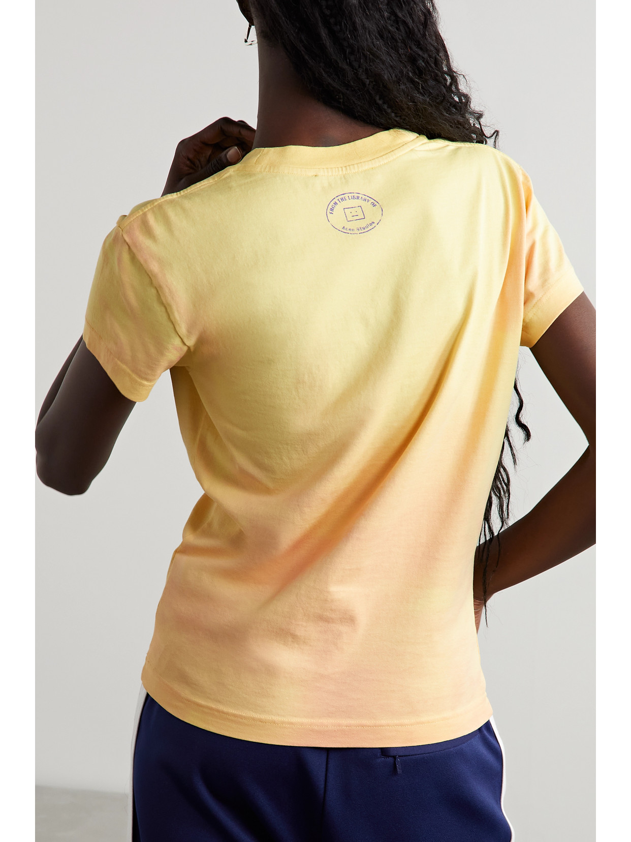 ACNE STUDIOS PRINTED COTTON-JERSEY T-SHIRT