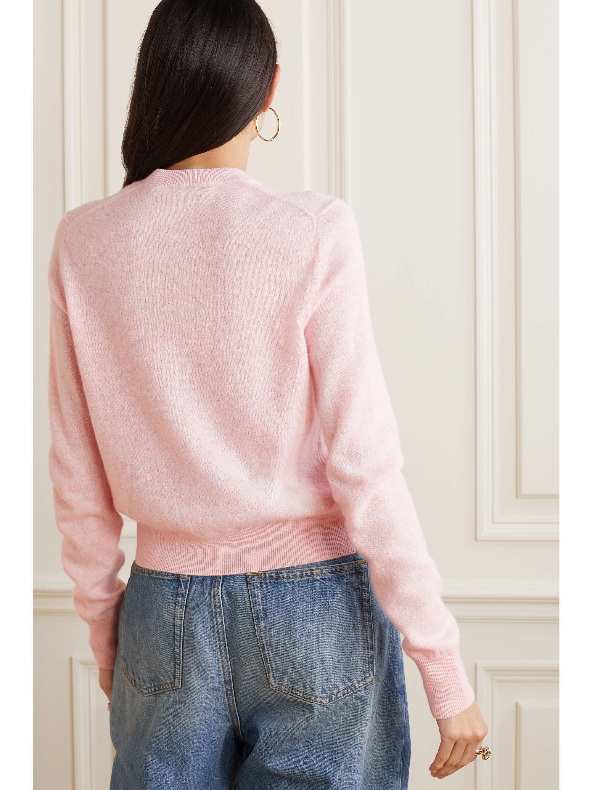 ACNE STUDIOS Cardigan en laine à appliqué