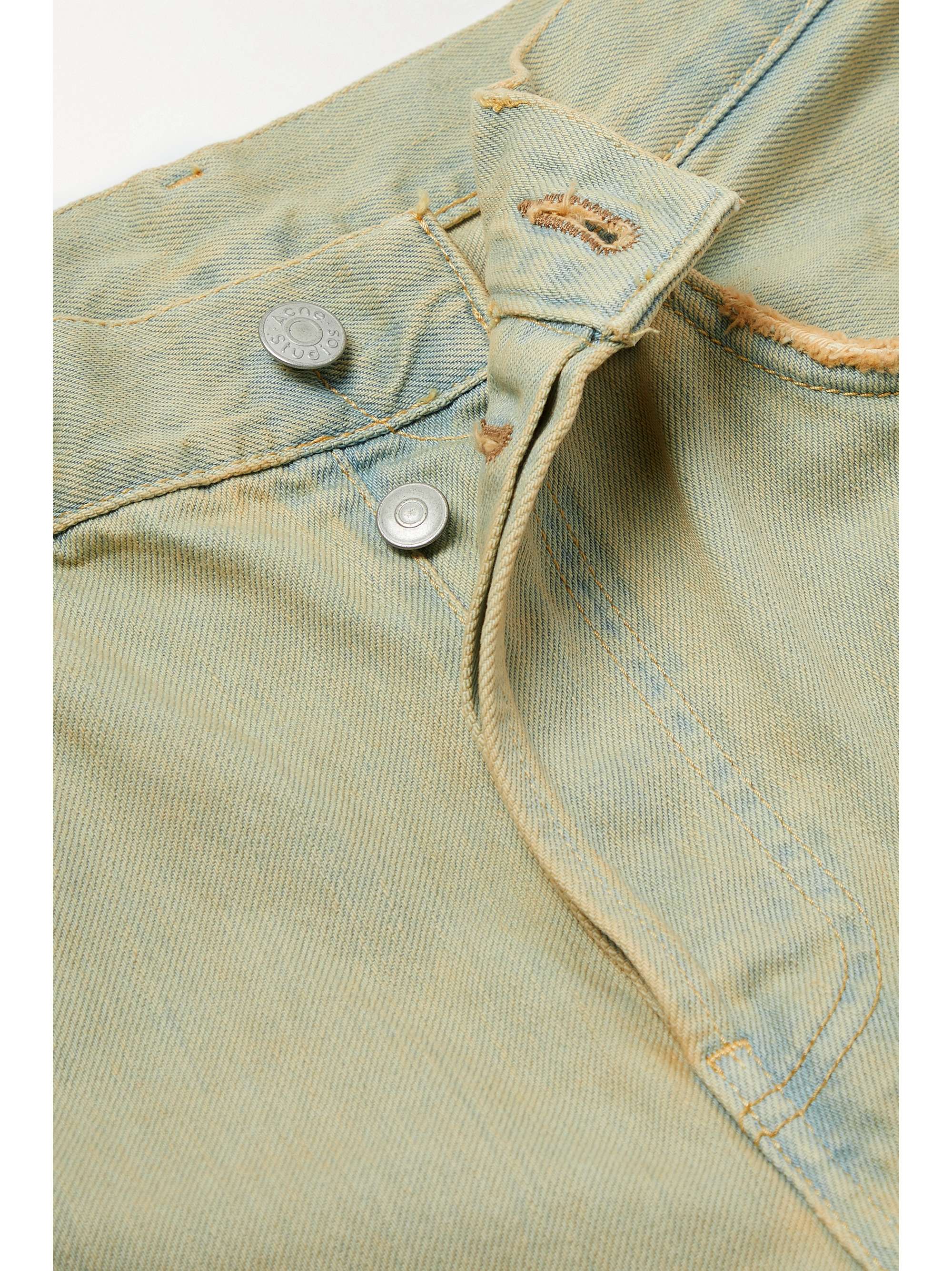 ACNE STUDIOS Mid-rise wide-leg jeans