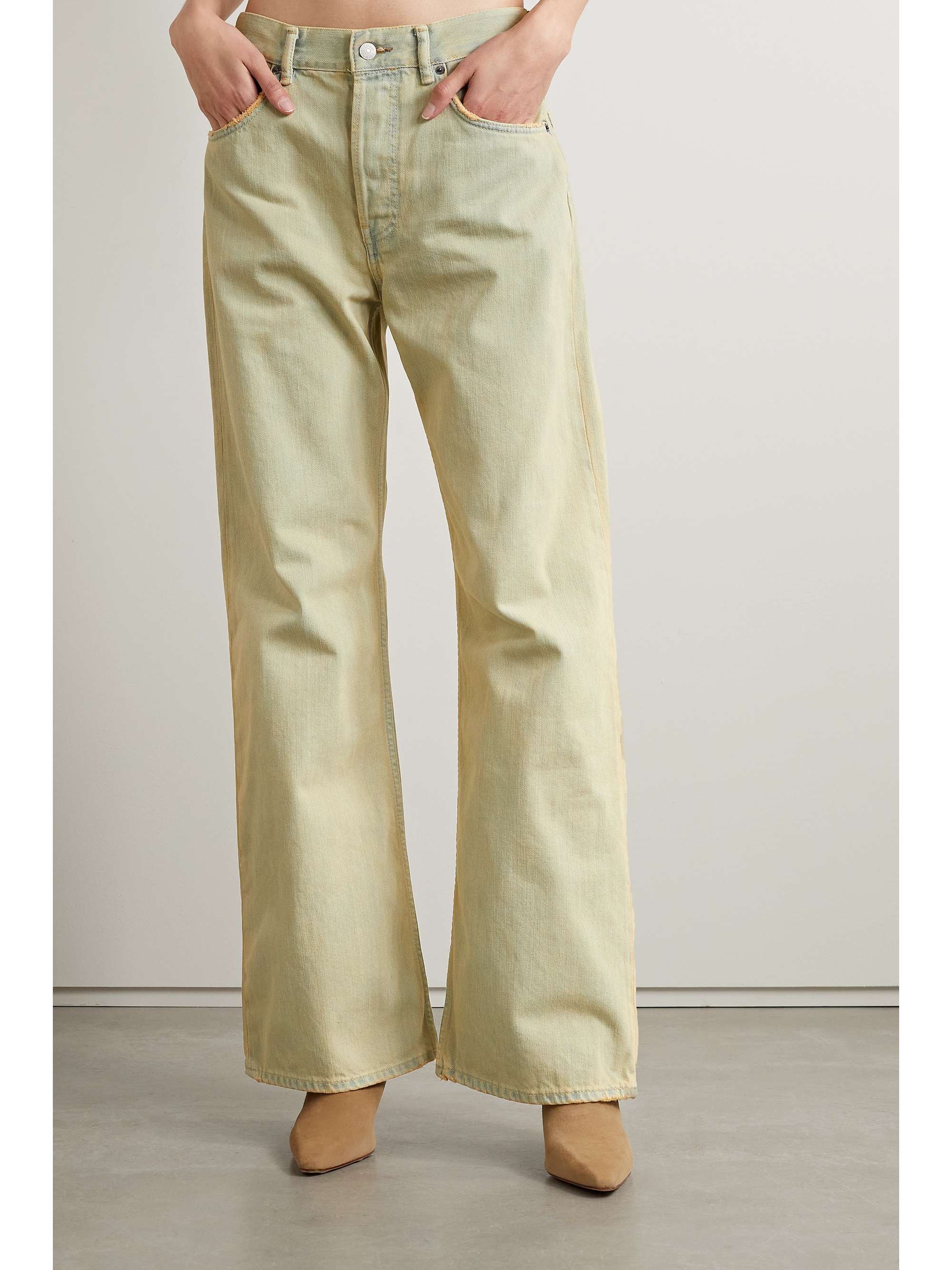 ACNE STUDIOS Mid-rise wide-leg jeans