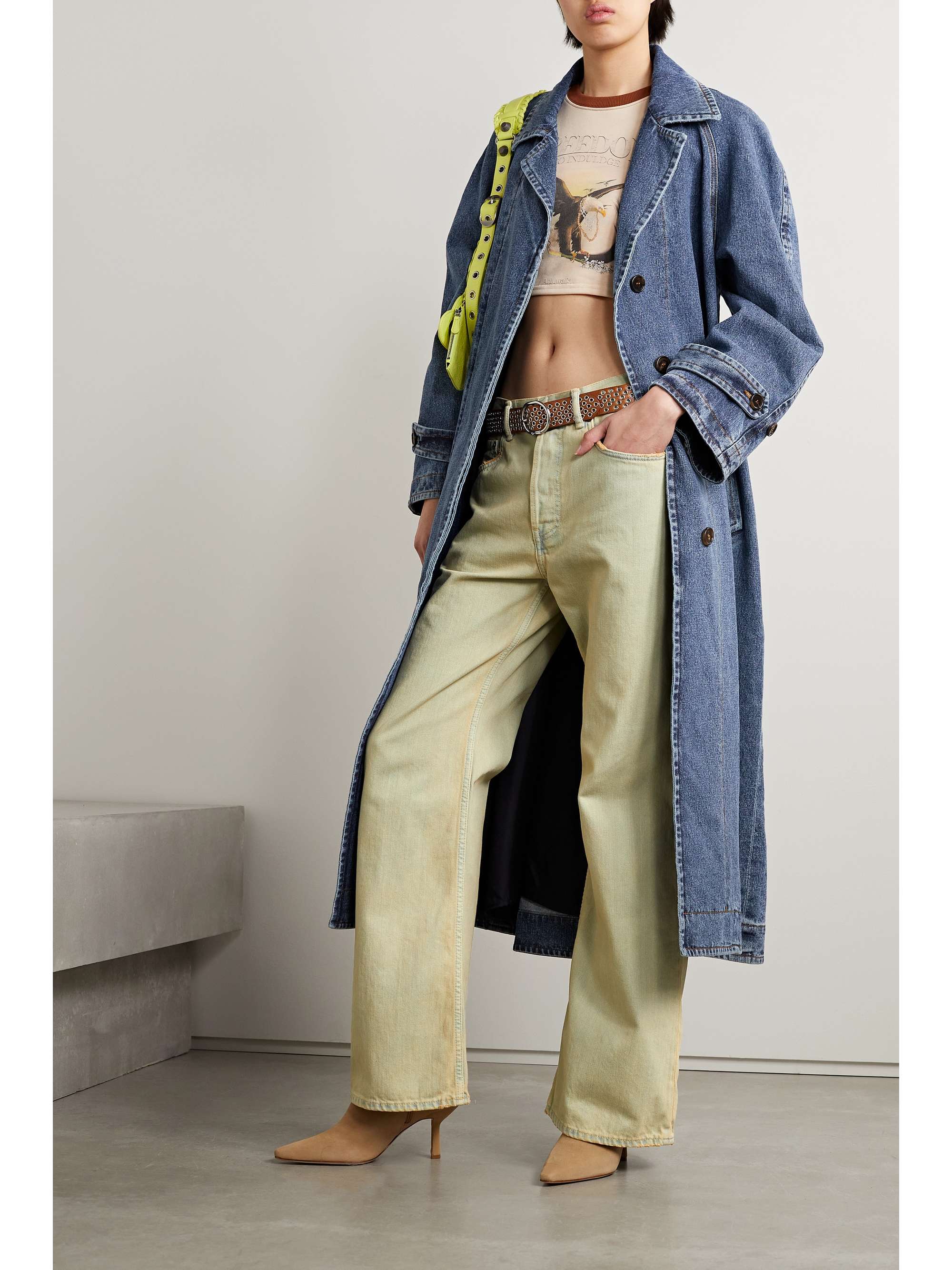 ACNE STUDIOS Mid-rise wide-leg jeans