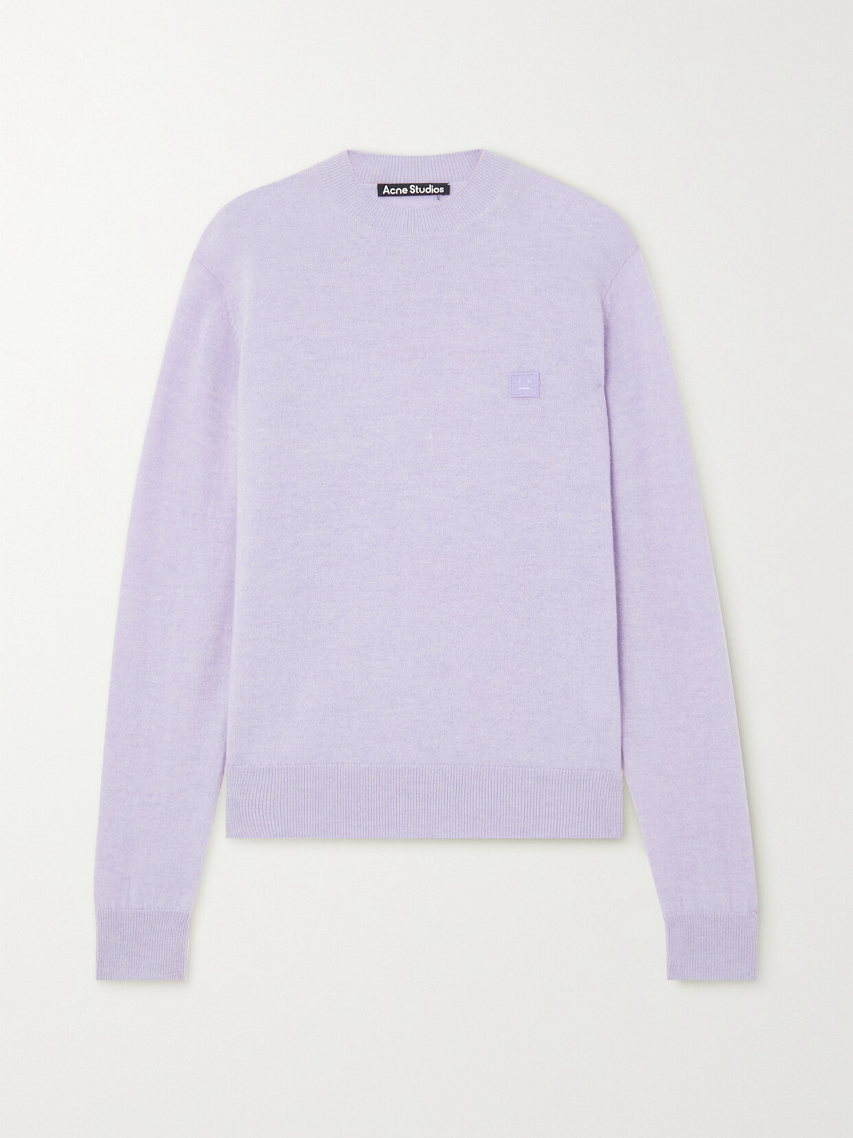 Acne Studios - Appliquéd Wool Sweater - Purple