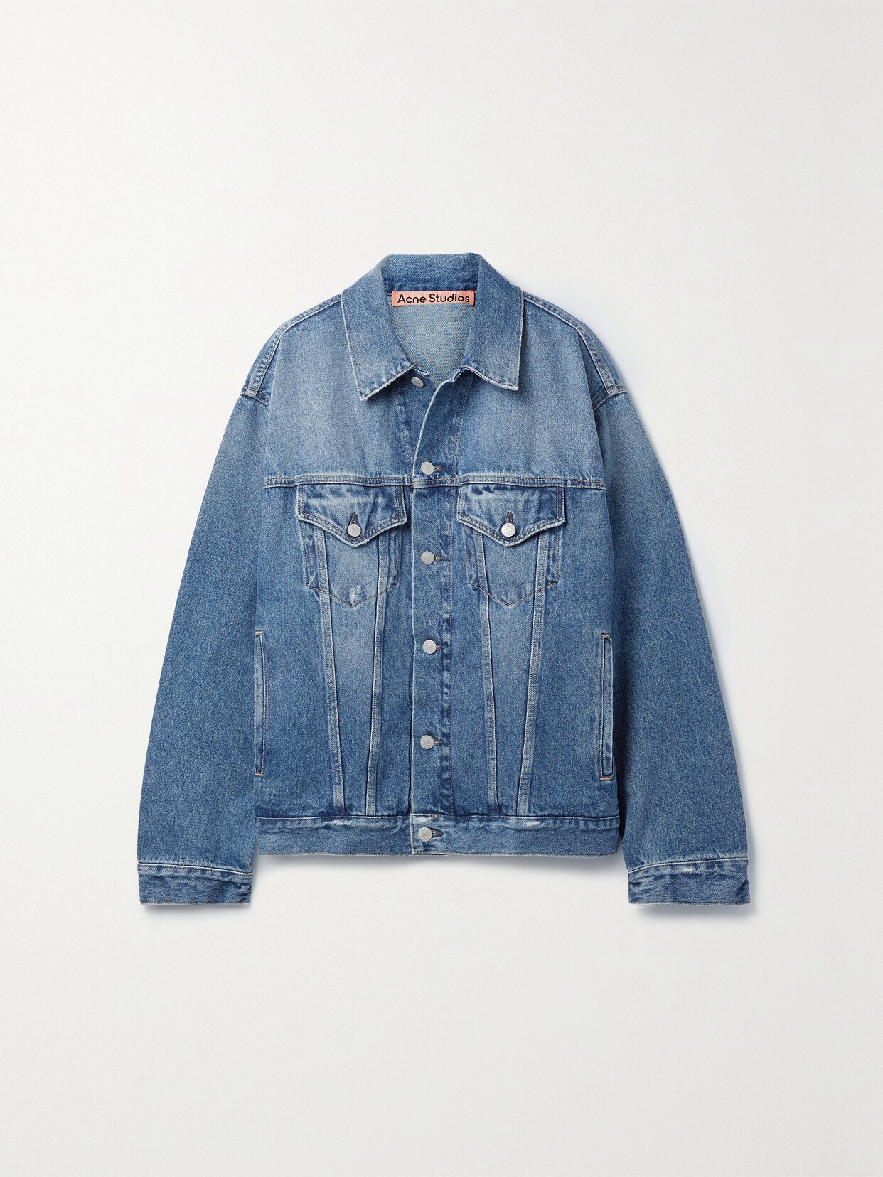 Acne Studios - Distressed Denim Jacket - Blue