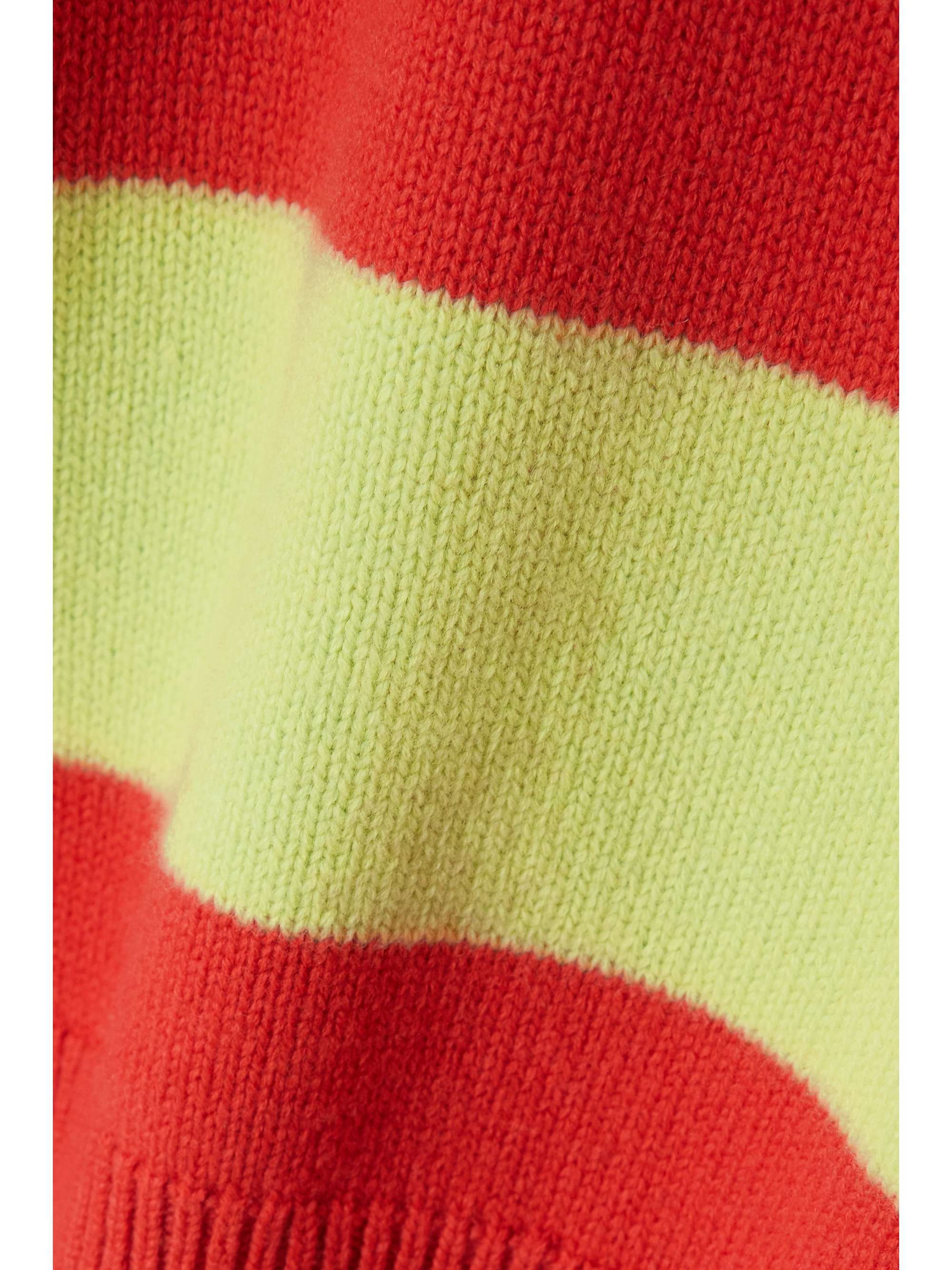ACNE STUDIOS Gestreifter Wollpullover mit Intarsienmotiv