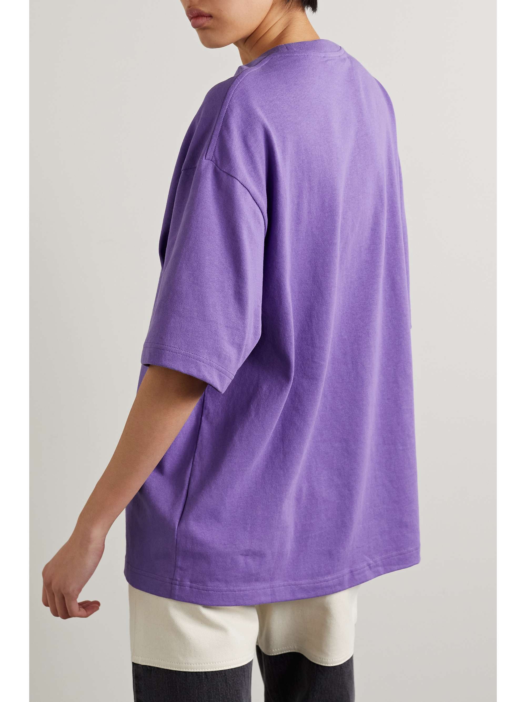 ACNE STUDIOS T-shirt en jersey de coton à appliqué