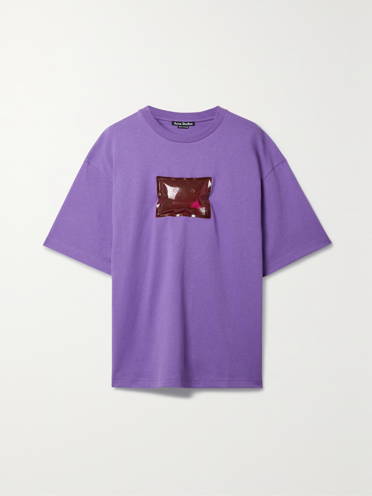 Acne Studios - Appliquéd Cotton-jersey T-shirt - Purple