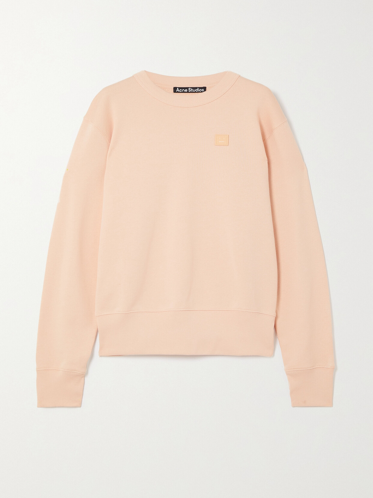 ACNE STUDIOS APPLIQUED COTTON-JERSEY SWEATSHIRT