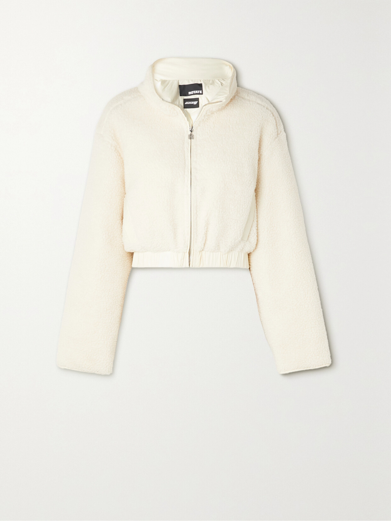 ROTATE Birger Christensen - Teddy Reversible Faux Shearling And Recycled-shell Jacket - Neutrals