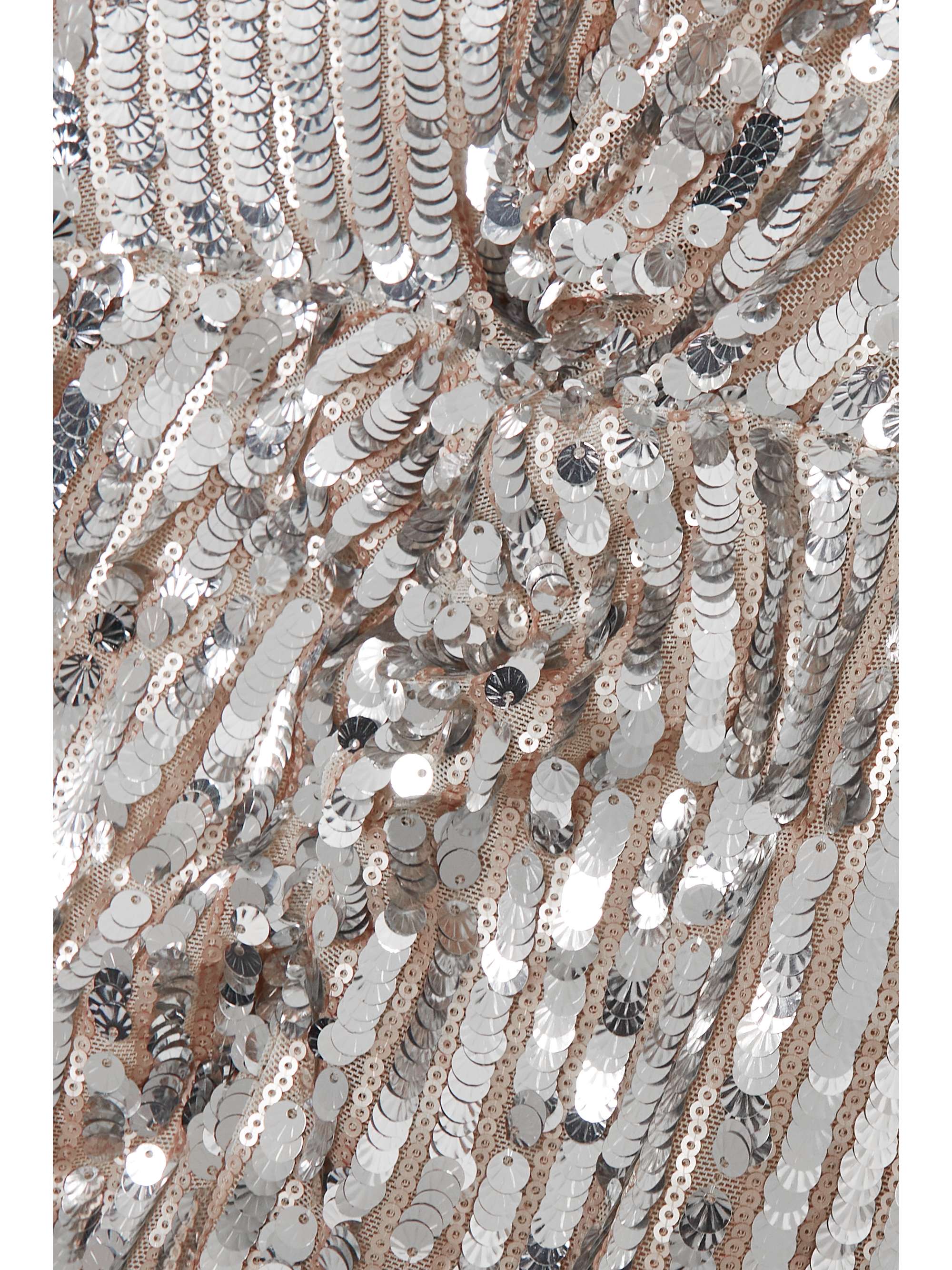 ROTATE BIRGER CHRISTENSEN Robe midi en tulle à sequins Sierina
