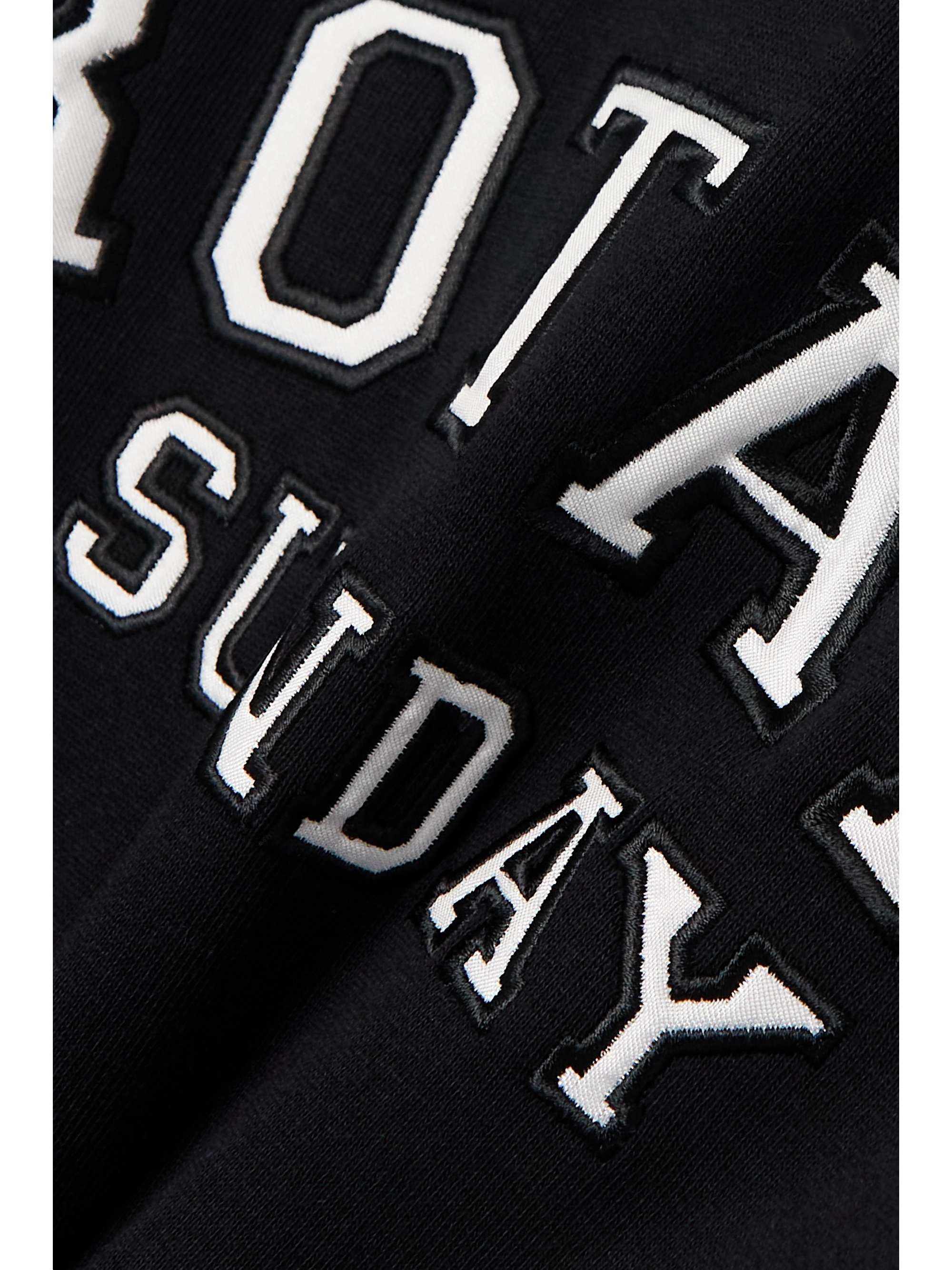 ROTATE BIRGER CHRISTENSEN Sweat oversize en jersey de coton biologique à appliqués Sunday