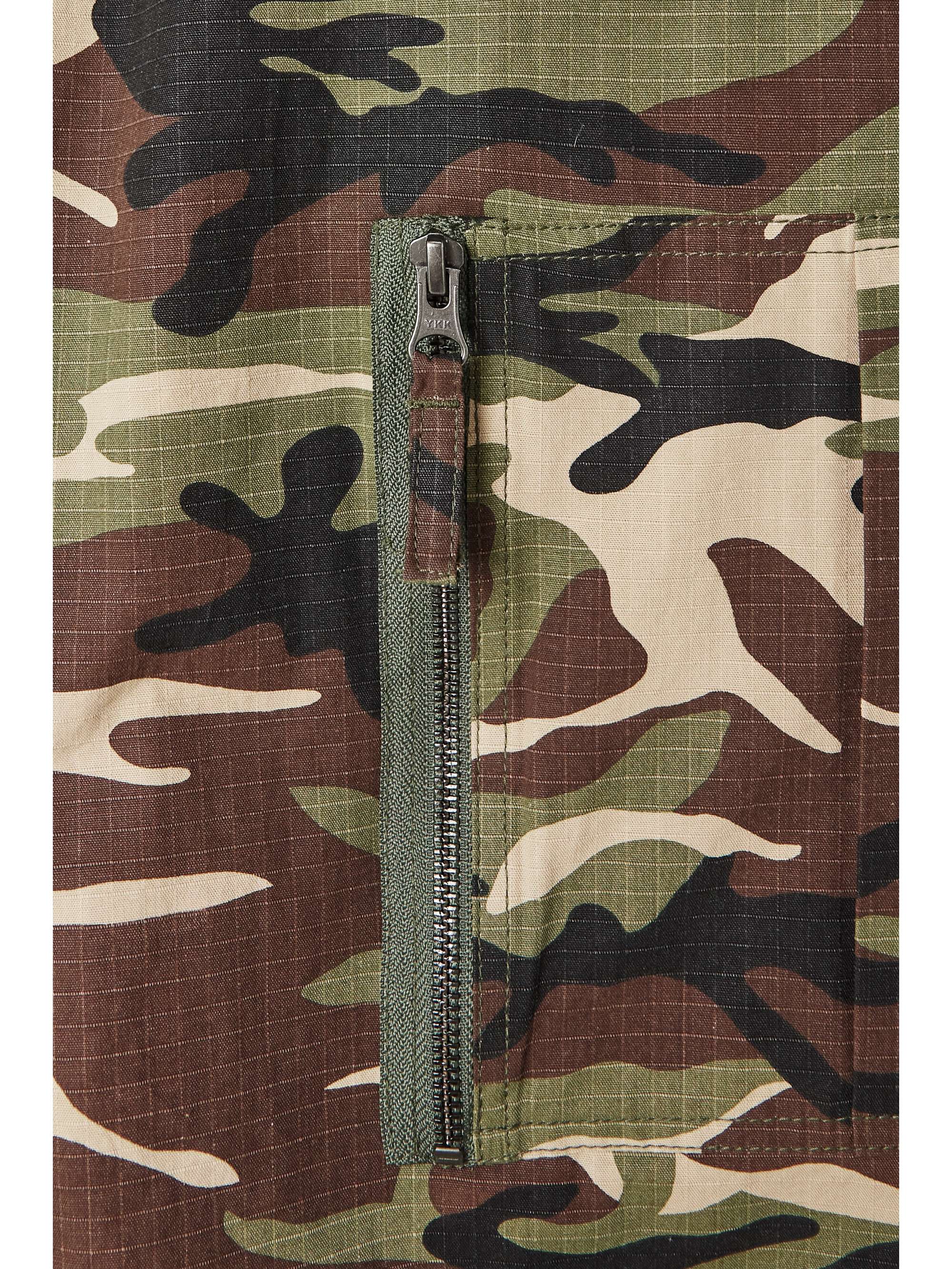 ANDERSSON BELL Padded camouflageprint cottonripstop straightleg