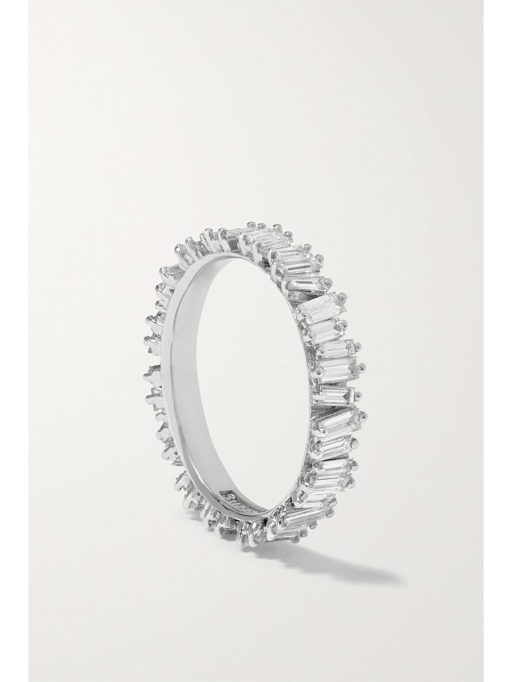 SUZANNE KALAN Eternity 18-karat white gold diamond ring